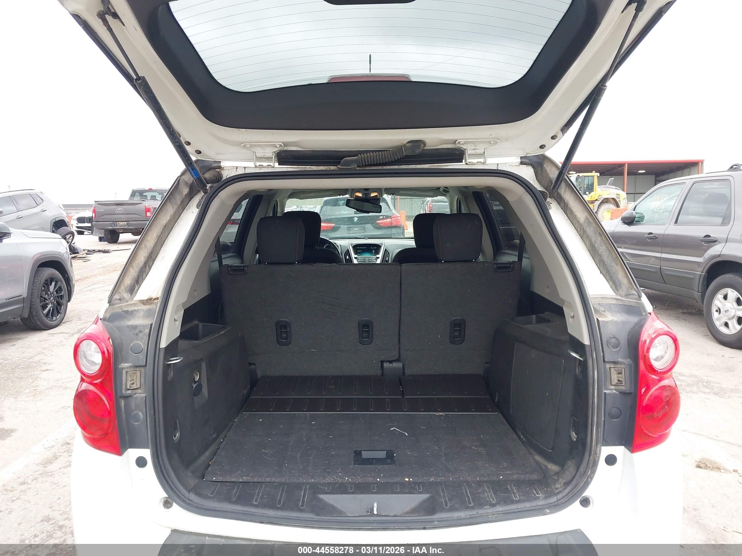 2013 Chevrolet Equinox 2lt White vin: 1GNALPEK9DZ103702