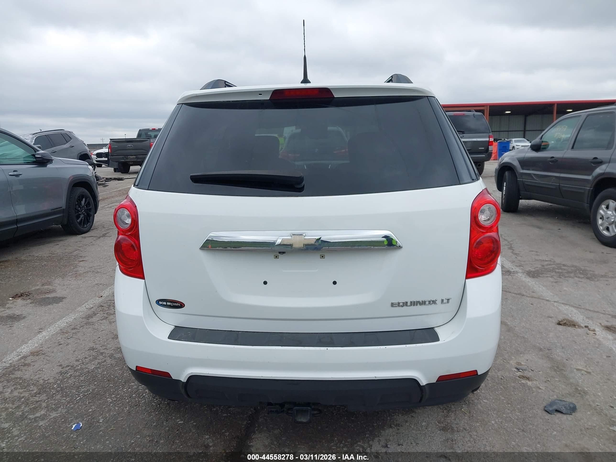 2013 Chevrolet Equinox 2lt White vin: 1GNALPEK9DZ103702