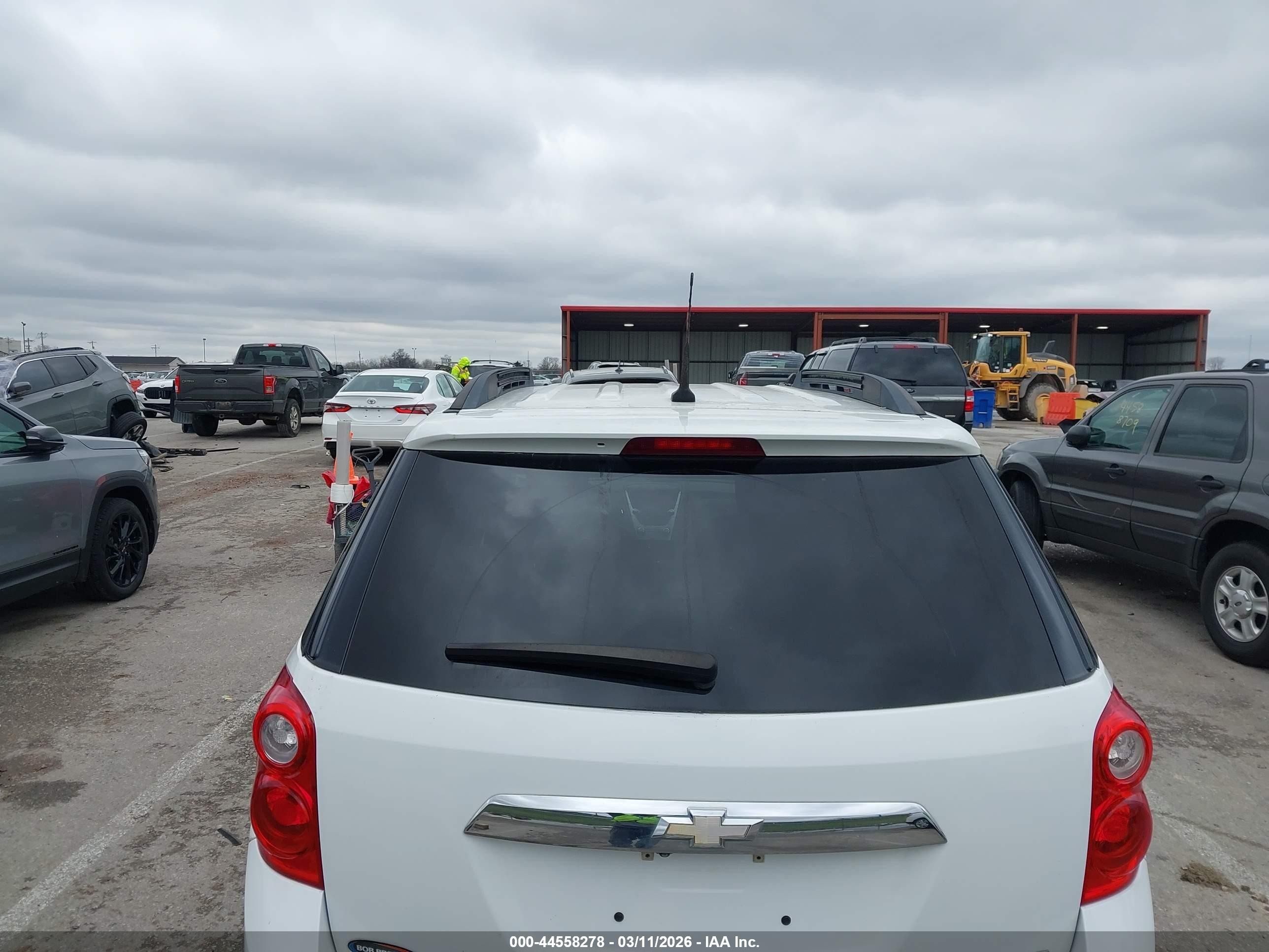 2013 Chevrolet Equinox 2lt White vin: 1GNALPEK9DZ103702