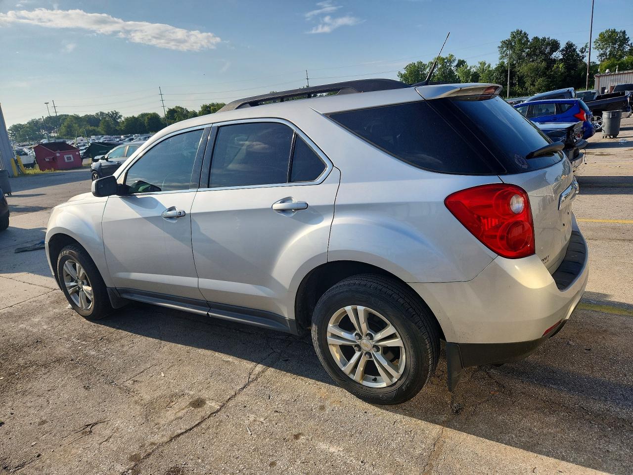 2013 Chevrolet Equinox Lt Silver vin: 1GNALPEKXDZ105569