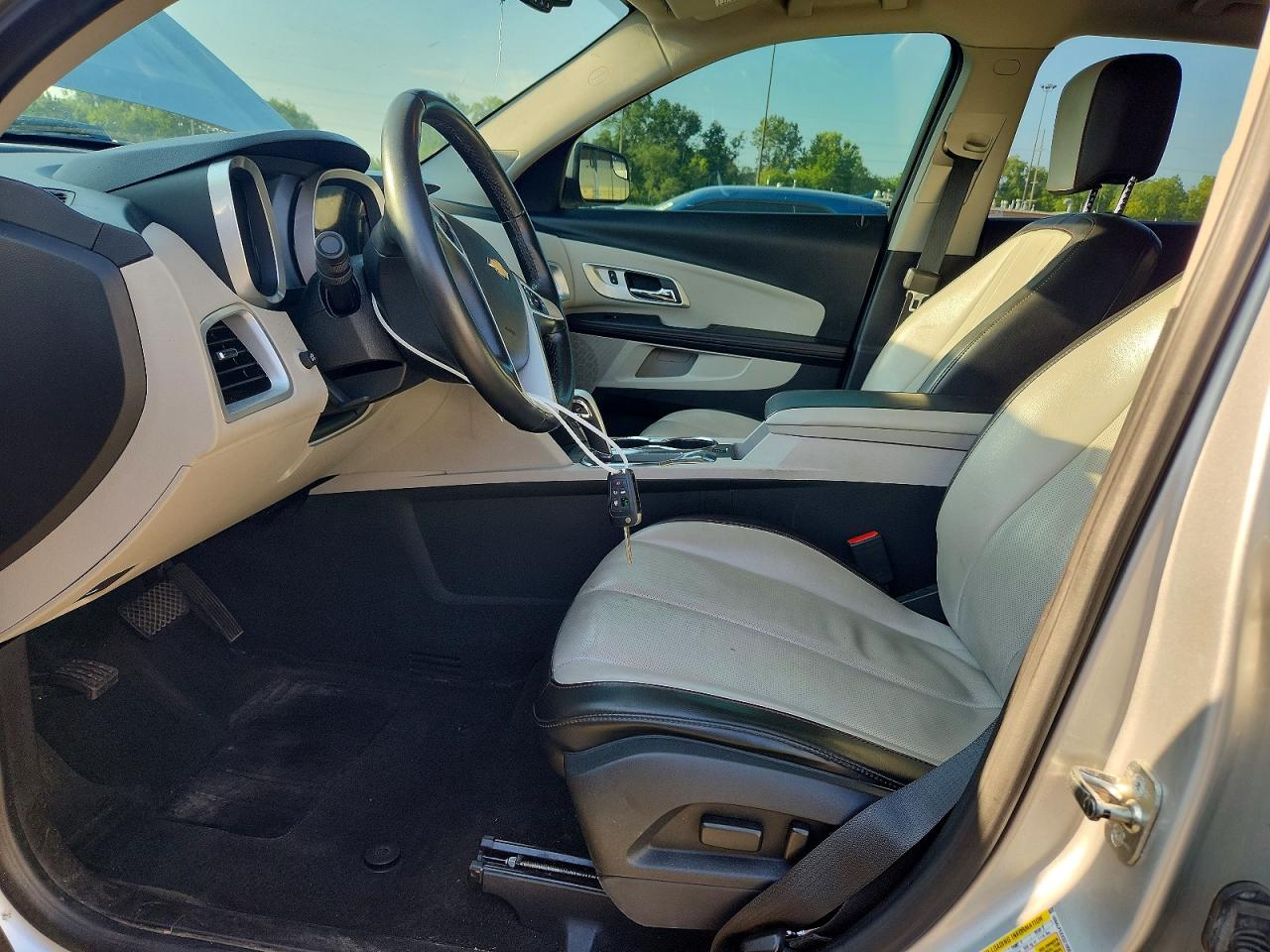 2013 Chevrolet Equinox Lt Silver vin: 1GNALPEKXDZ105569