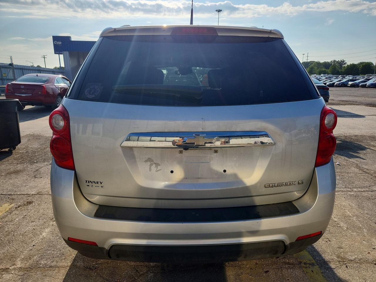 2013 Chevrolet Equinox Lt Silver vin: 1GNALPEKXDZ105569