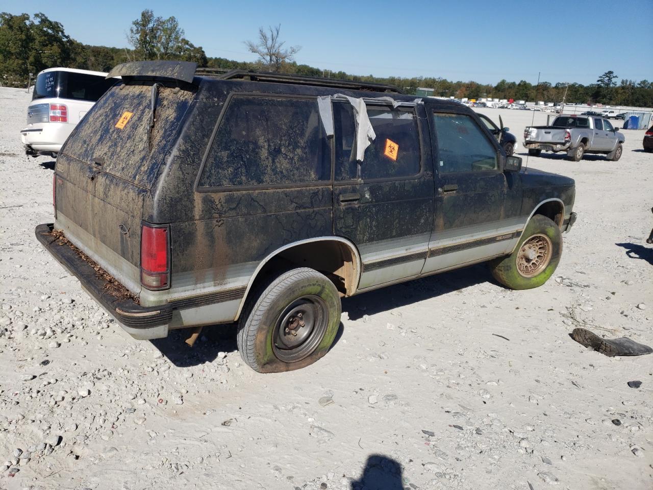 1992 Chevrolet Blazer S10 Black vin: 1GNCS13W1N2214947