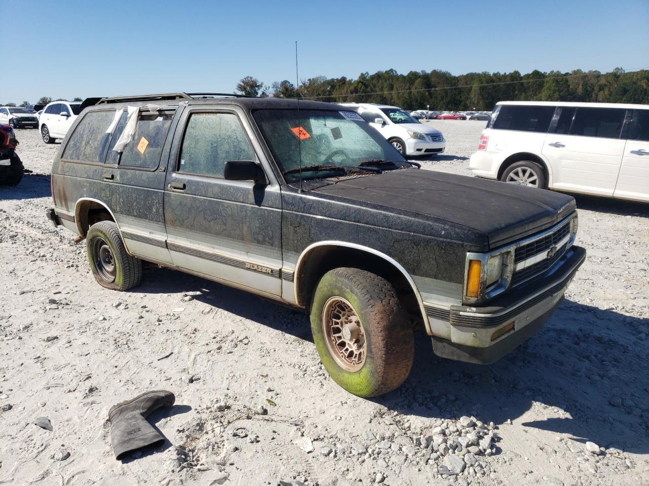 1992 Chevrolet Blazer S10 Black vin: 1GNCS13W1N2214947