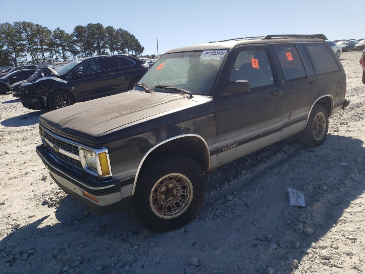 1992 Chevrolet Blazer S10 Black vin: 1GNCS13W1N2214947