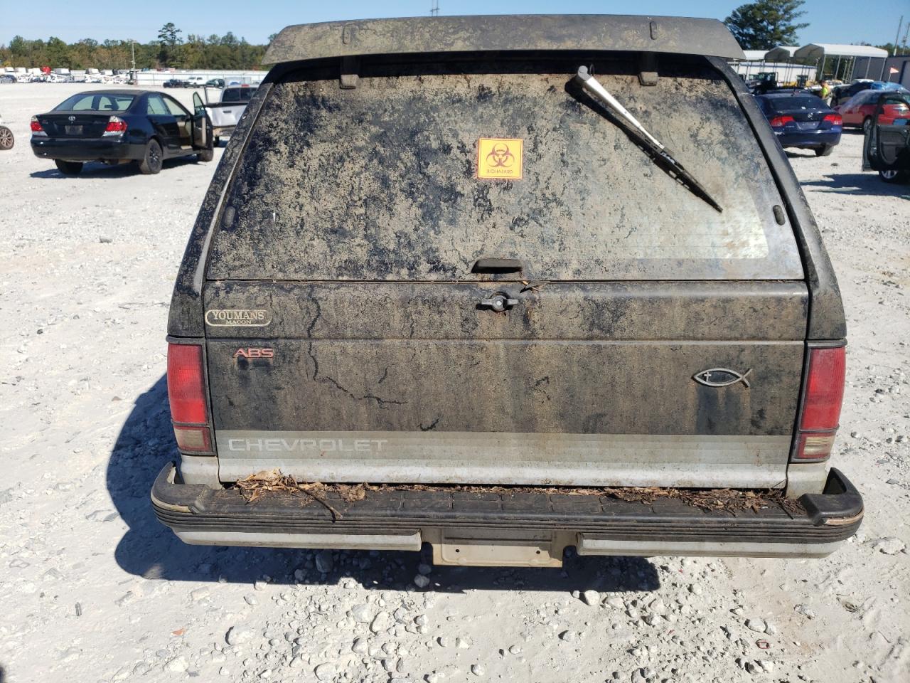 1992 Chevrolet Blazer S10 Black vin: 1GNCS13W1N2214947
