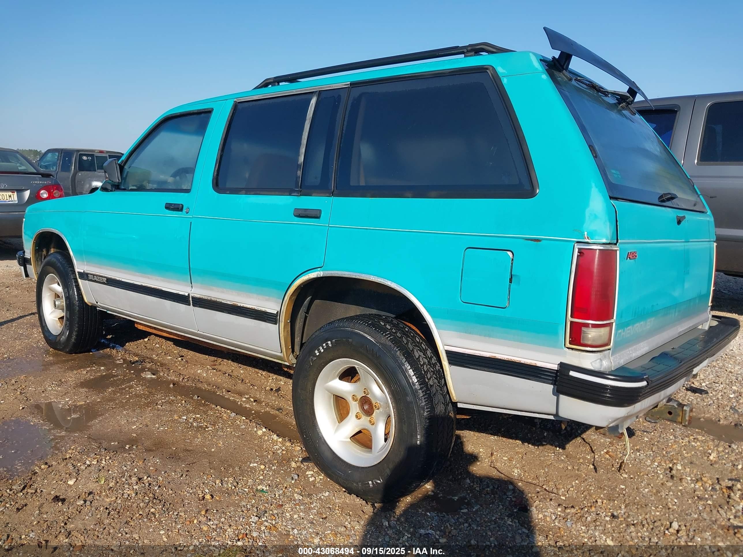 1992 Chevrolet Blazer S10 Зеленый vin: 1GNCS13W4N2206440