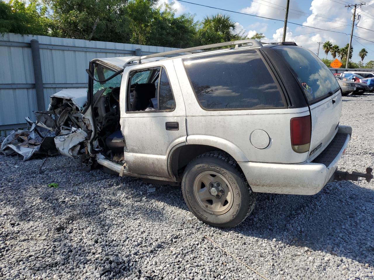 1996 Chevrolet Blazer White vin: 1GNCS13W4T2251083