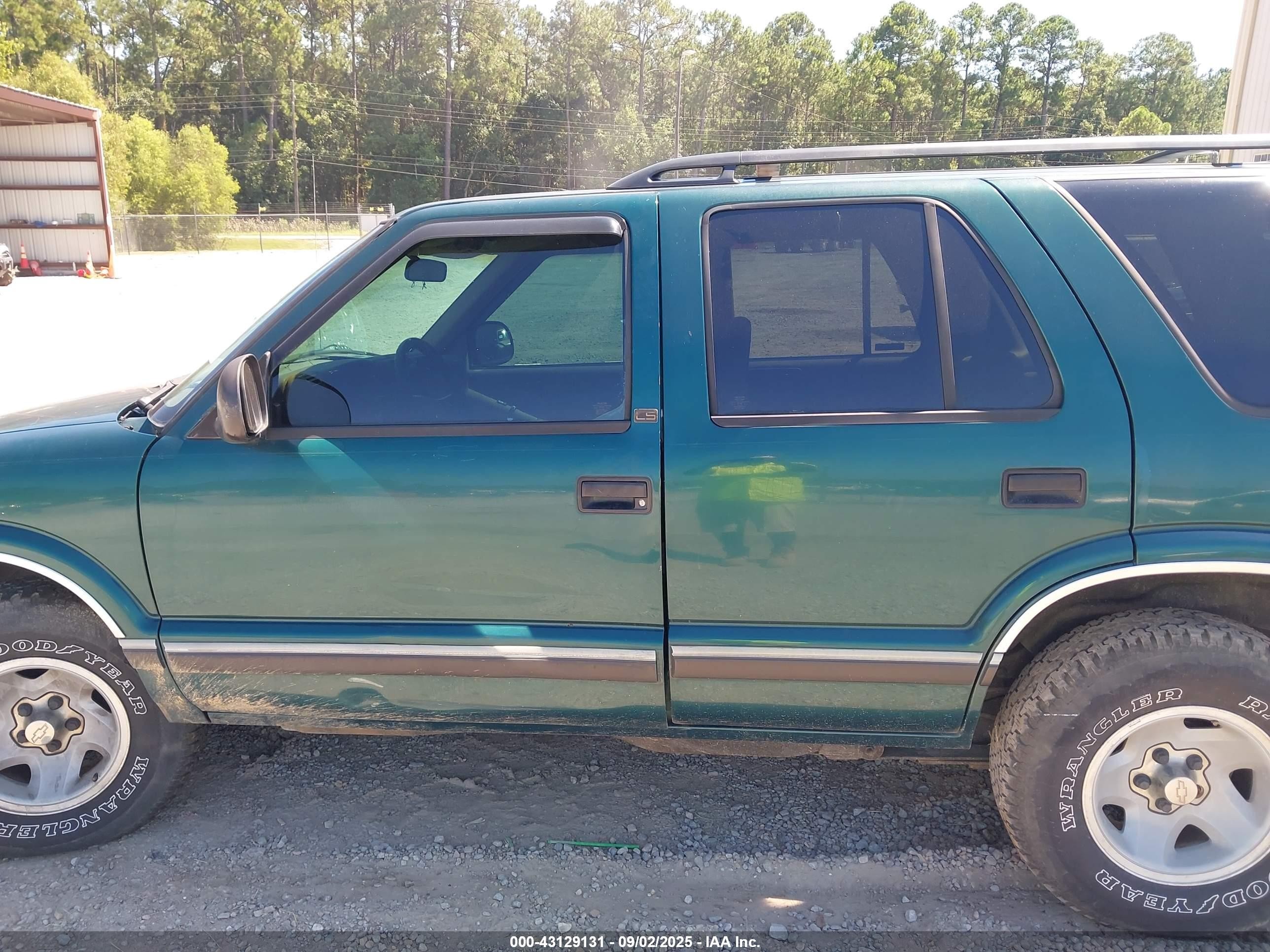 1996 Chevrolet Blazer   Зеленый vin: 1GNCS13W5T2161327