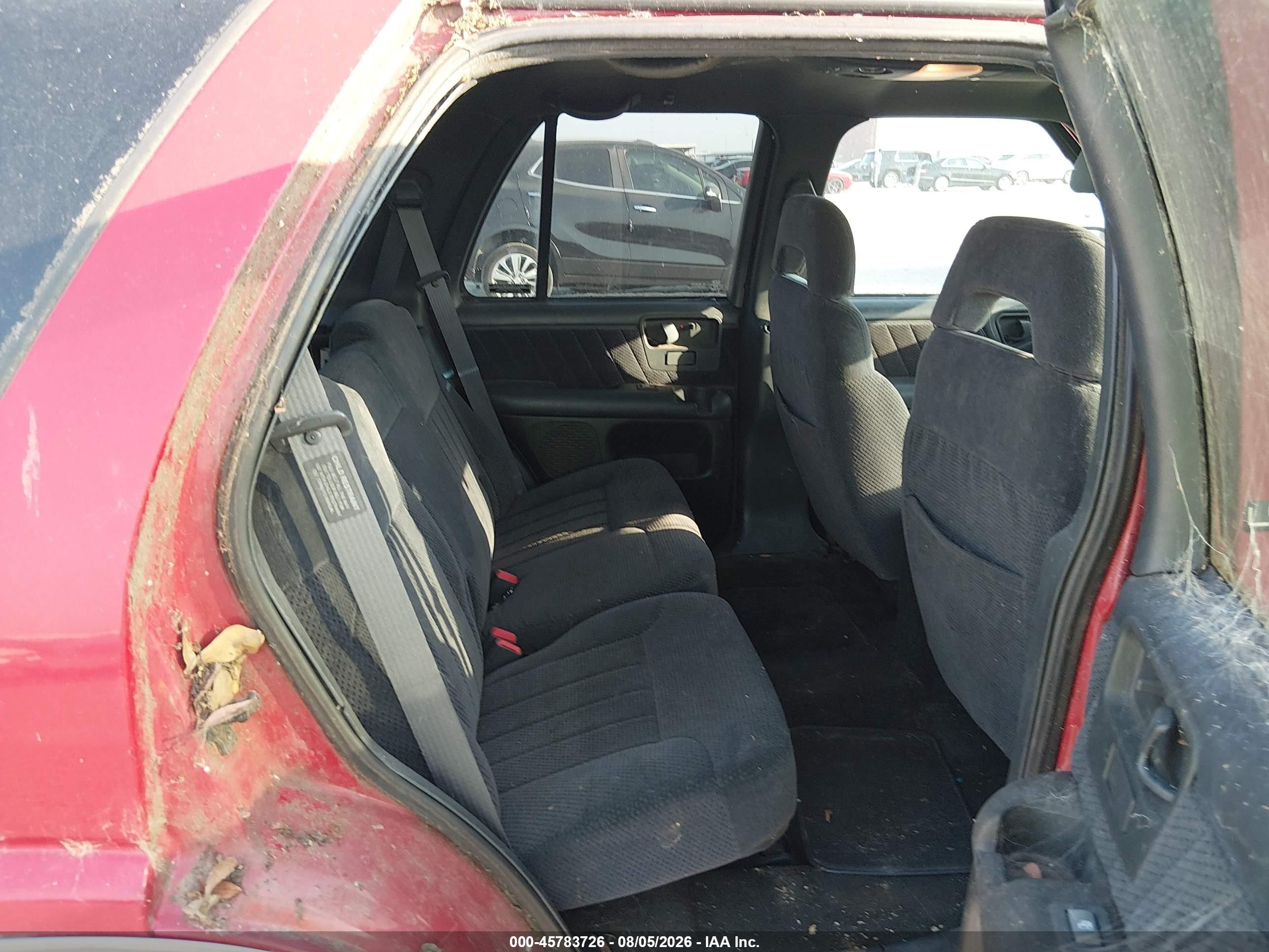 1997 Chevrolet Blazer Ls Red vin: 1GNCS13W6V2235440