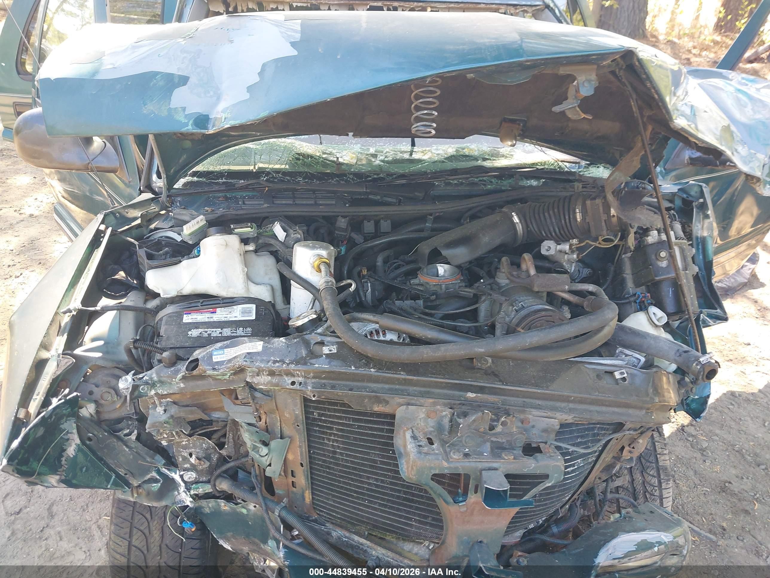 1997 Chevrolet Blazer Lt Зеленый vin: 1GNCS13W7VK146007