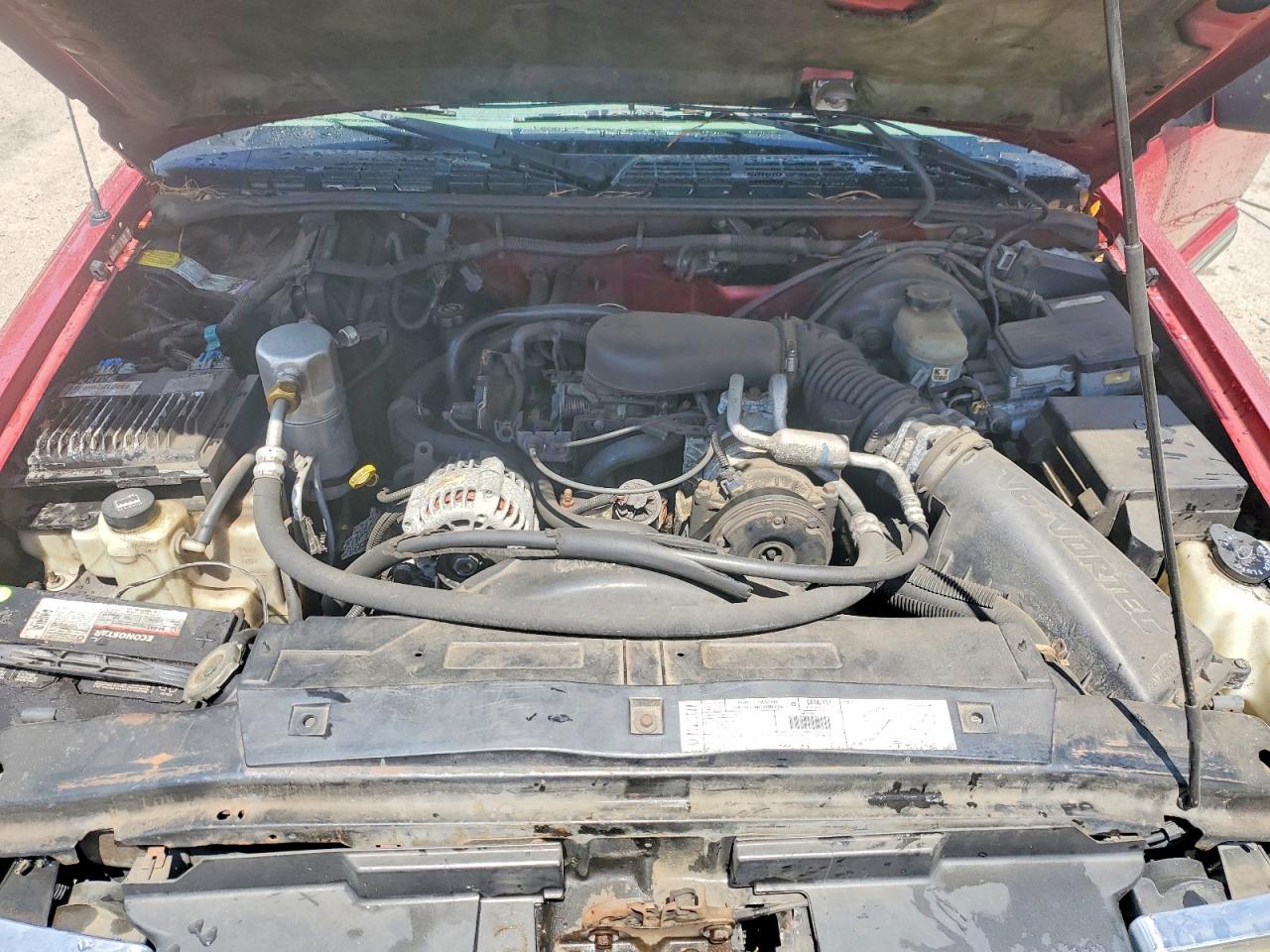 2000 Chevrolet Blazer Burgundy vin: 1GNCS13W7Y2176970