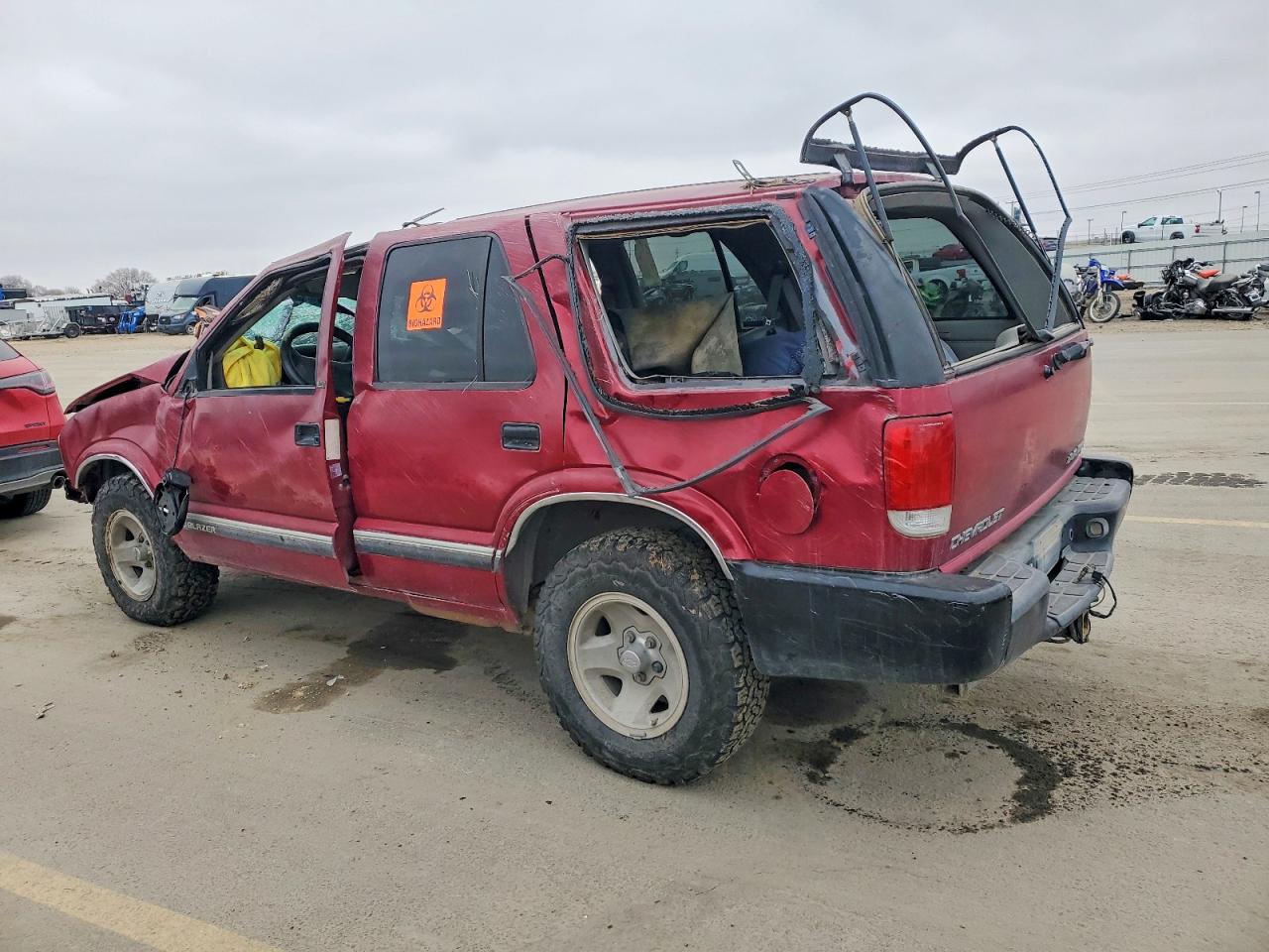 1995 Chev Blazer Burgundy vin: 1GNCS13W8S2264515