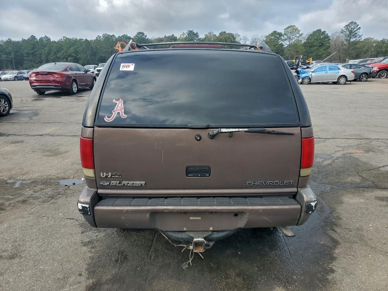 1997 Chevrolet Blazer Brown vin: 1GNCS13W8V2222558