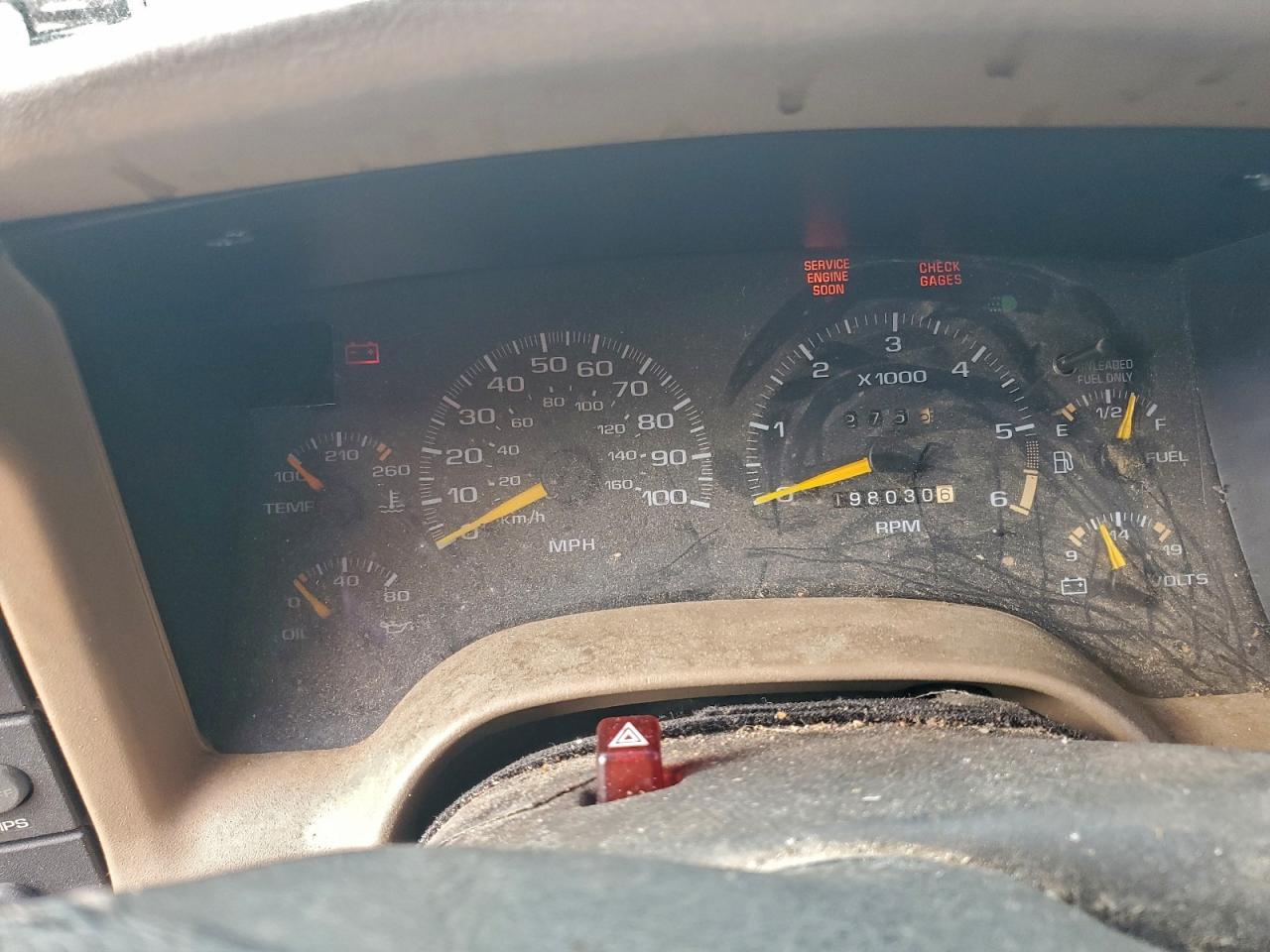 1997 Chevrolet Blazer Brown vin: 1GNCS13W8V2222558
