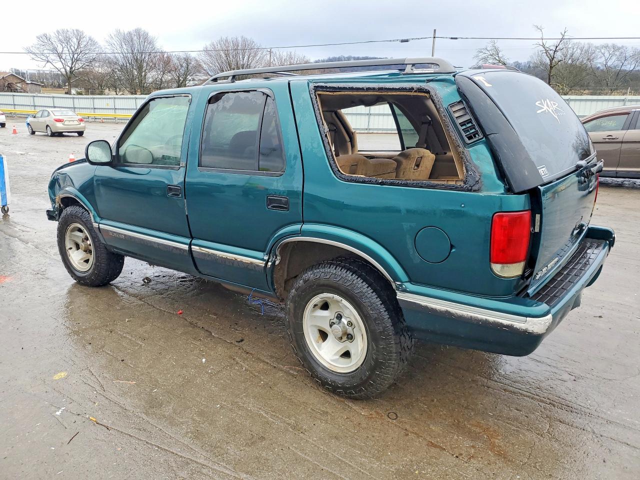1997 Chevrolet Blazer Зеленый vin: 1GNCS13W9V2260591