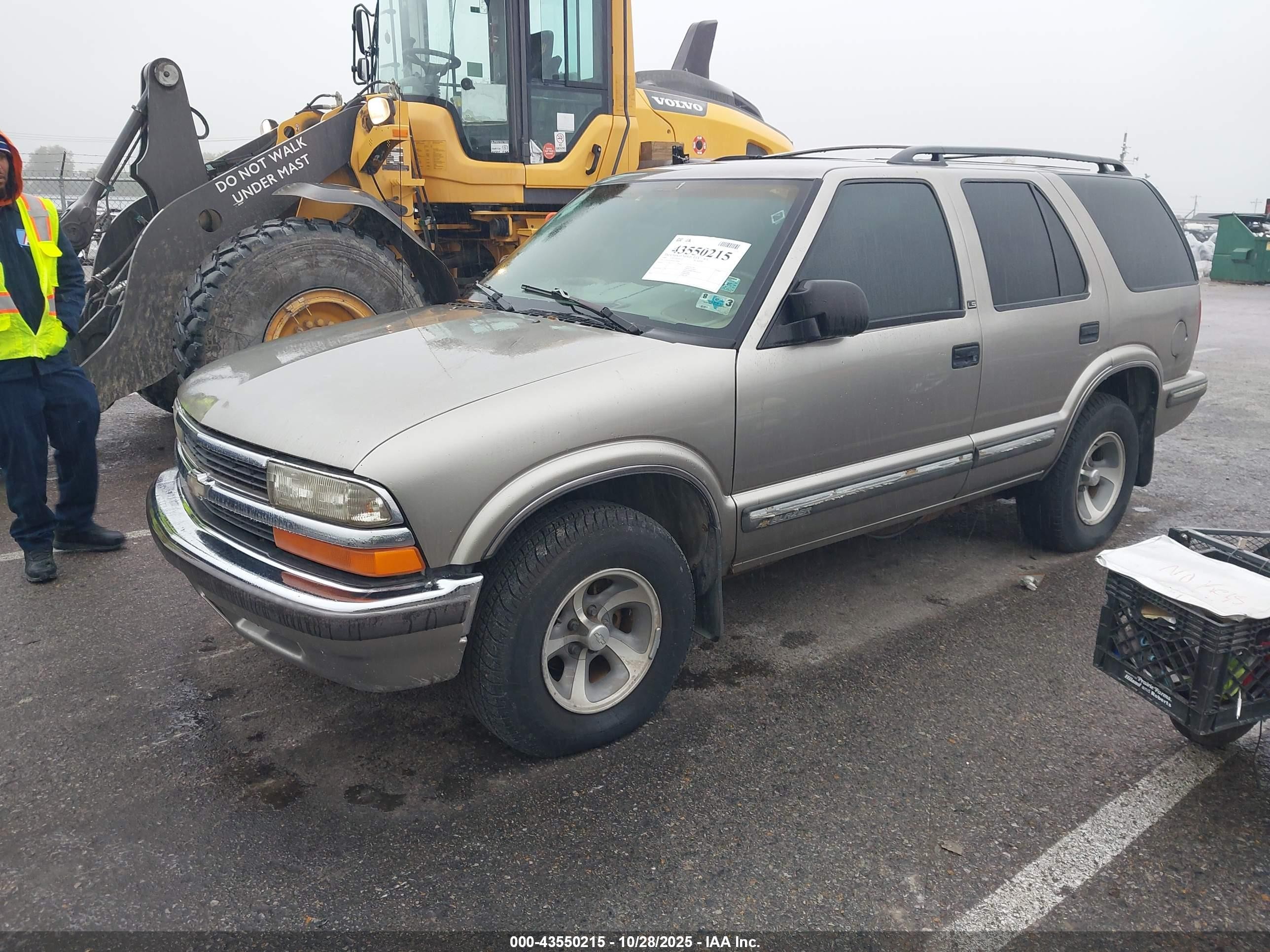 1999 Chevrolet Blazer Ls Gold vin: 1GNCS13W9X2158646