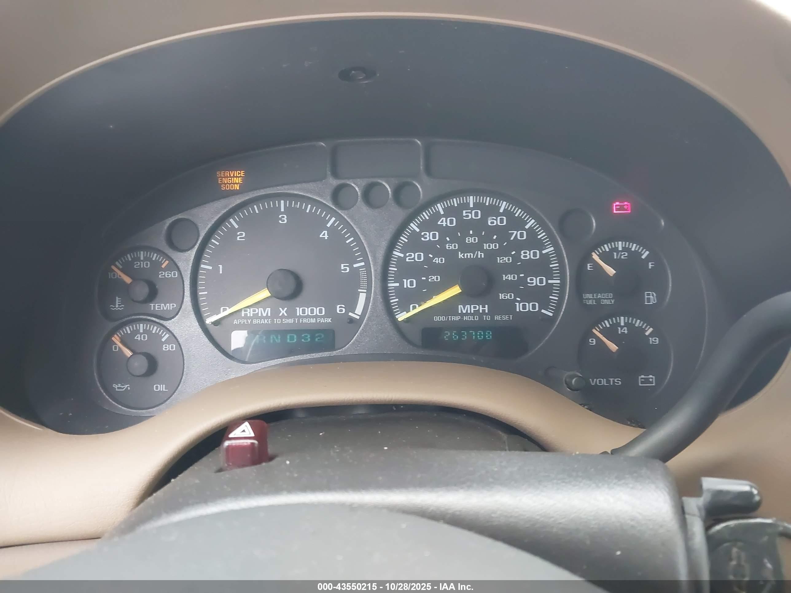 1999 Chevrolet Blazer Ls Gold vin: 1GNCS13W9X2158646