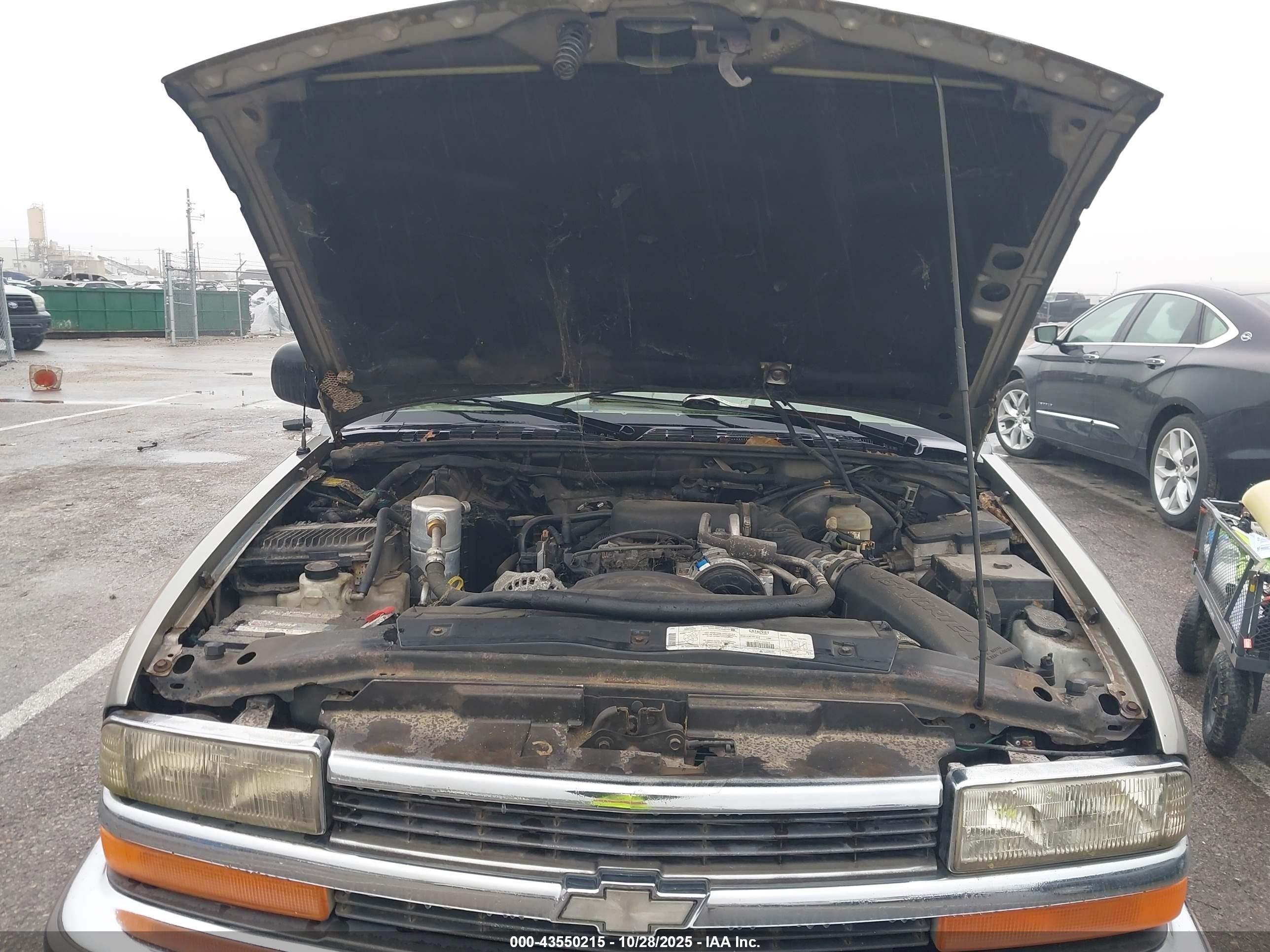1999 Chevrolet Blazer Ls Gold vin: 1GNCS13W9X2158646