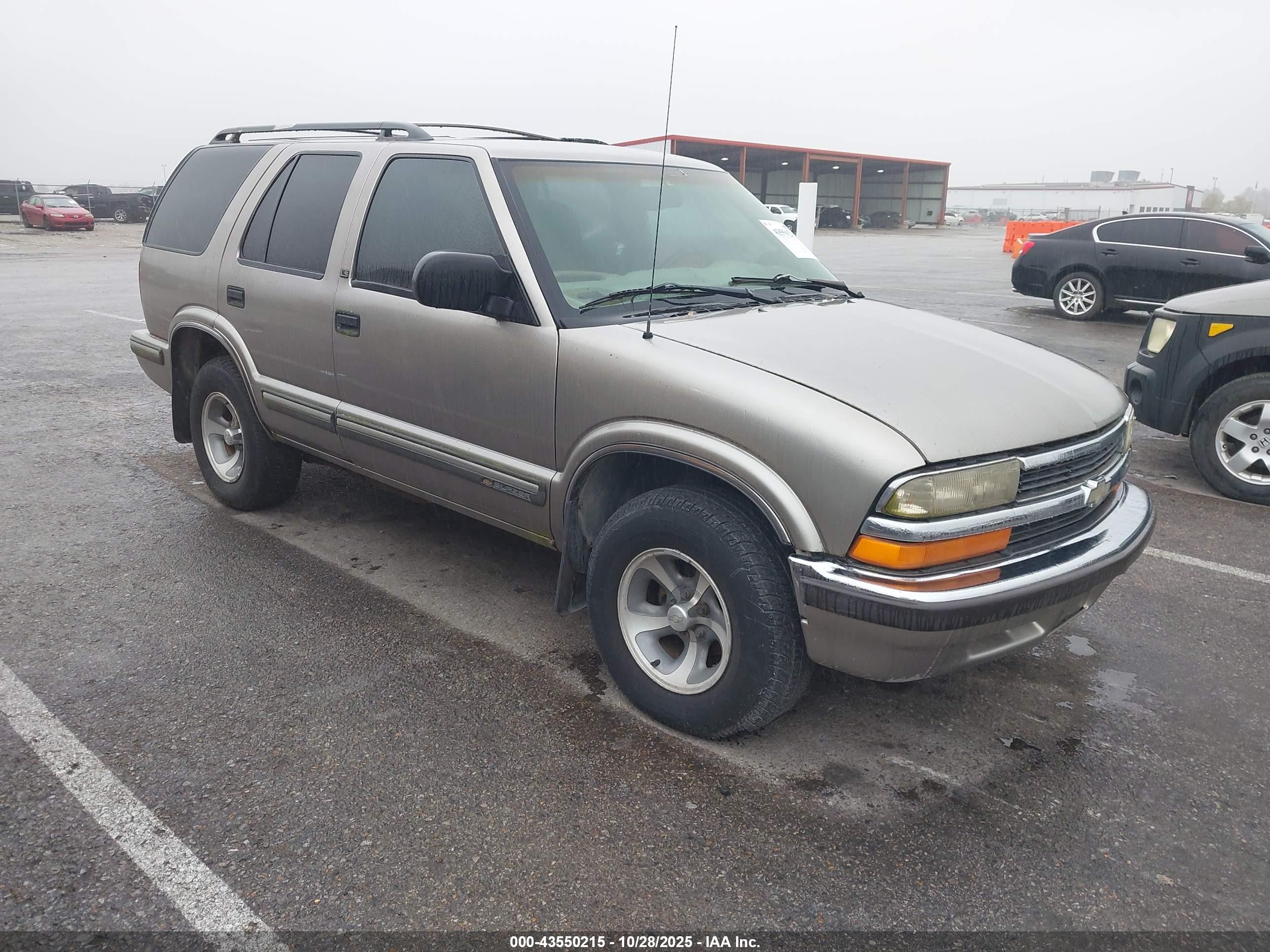 1999 Chevrolet Blazer Ls Gold vin: 1GNCS13W9X2158646