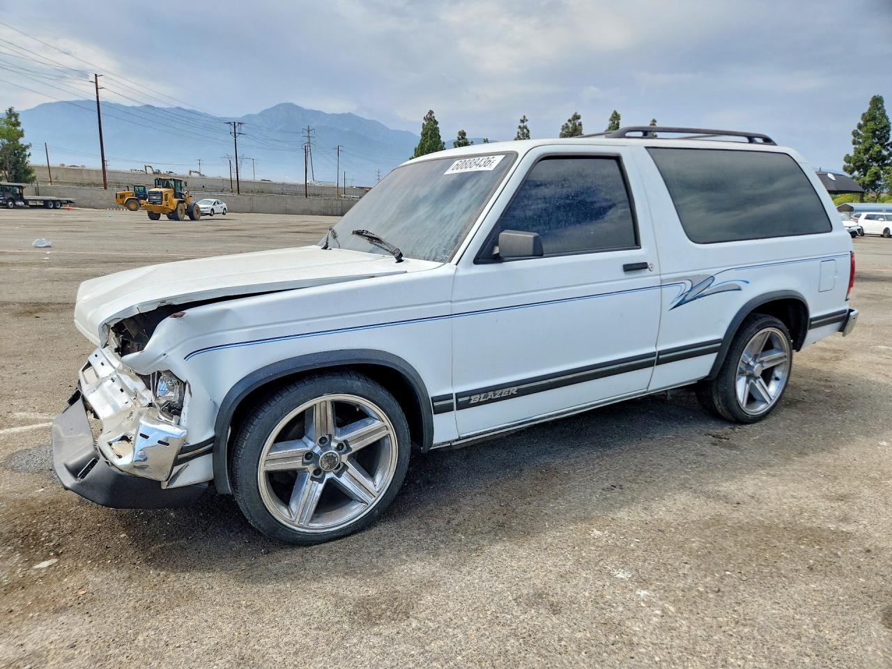 1994 Chevrolet Blazer S10 White vin: 1GNCS18W5R0106700