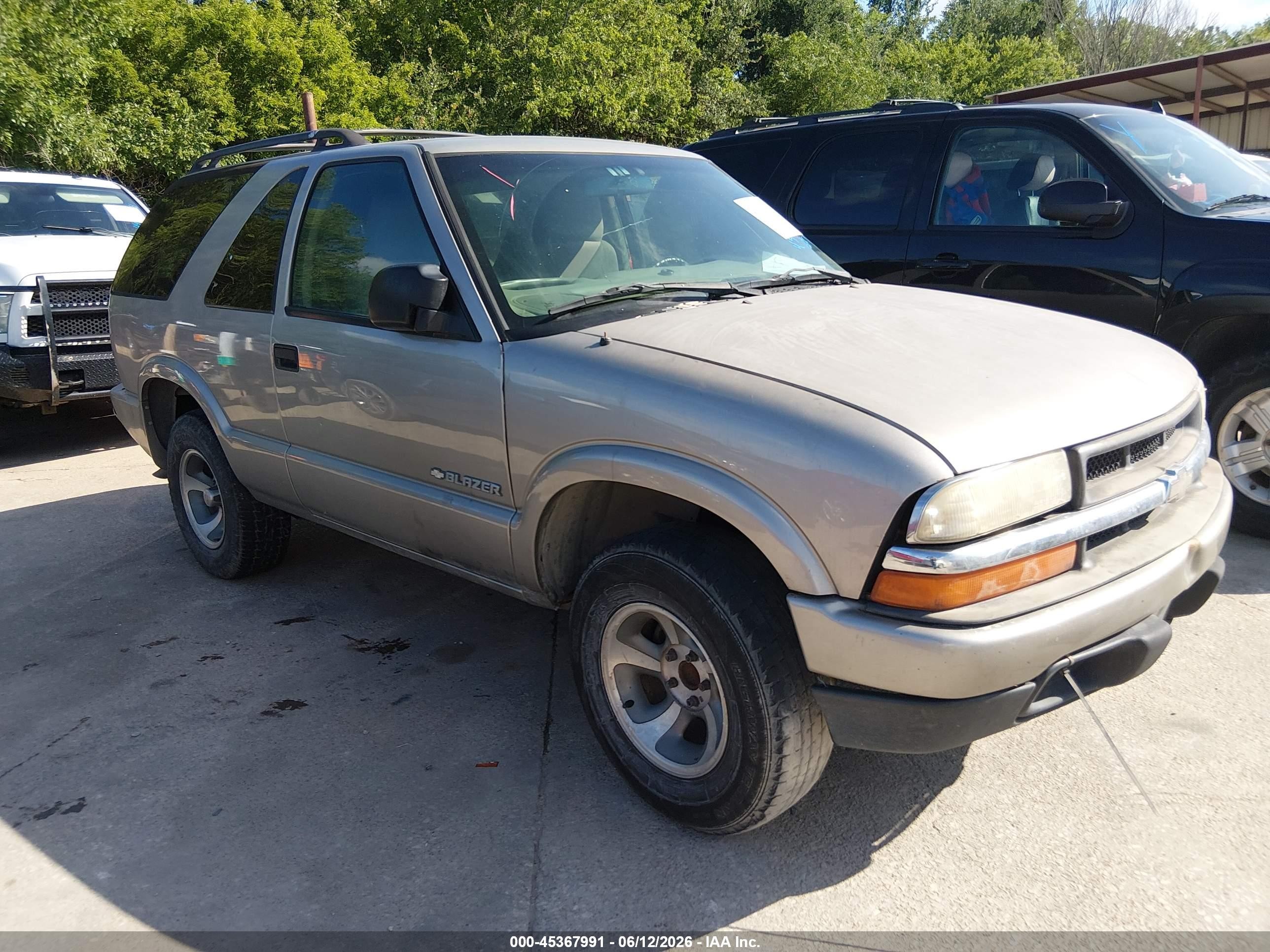 2004 Chevrolet Blazer Ls Brown vin: 1GNCS18X94K149846