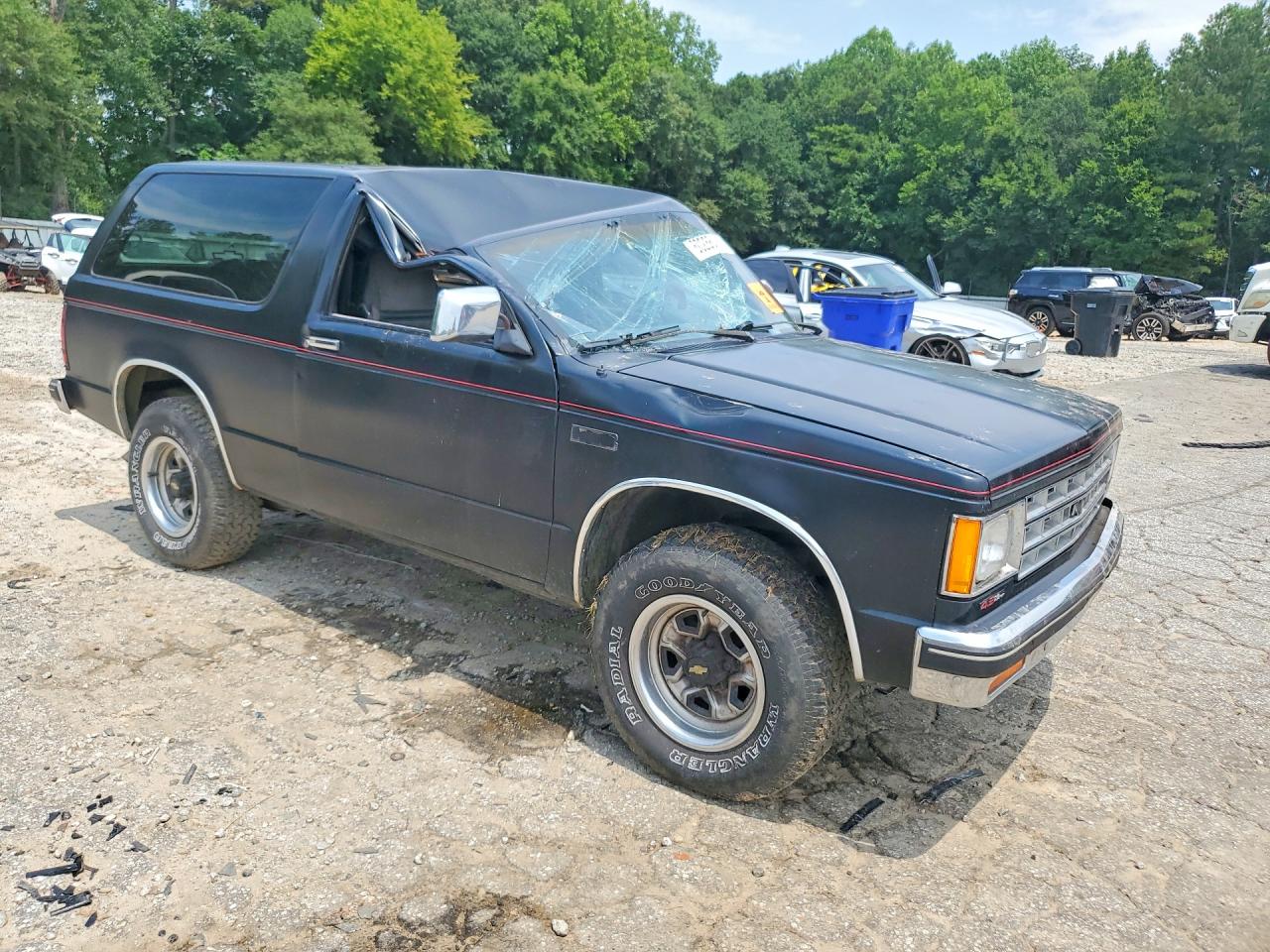 1988 Chevrolet Blazer S10 Black vin: 1GNCS18ZXJ8237265