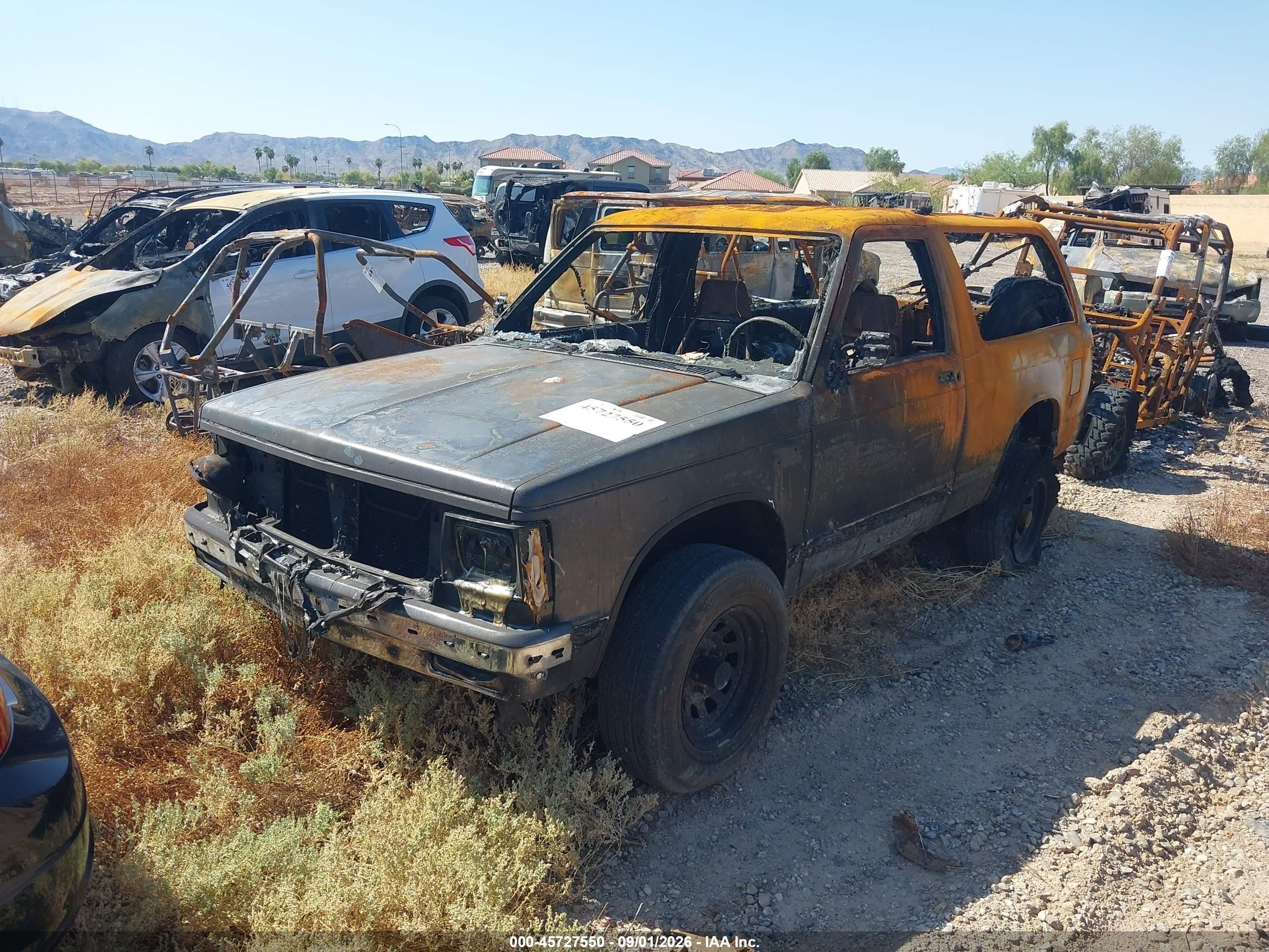 1988 Chevrolet Blazer S10 Black vin: 1GNCT18RXJ0171506