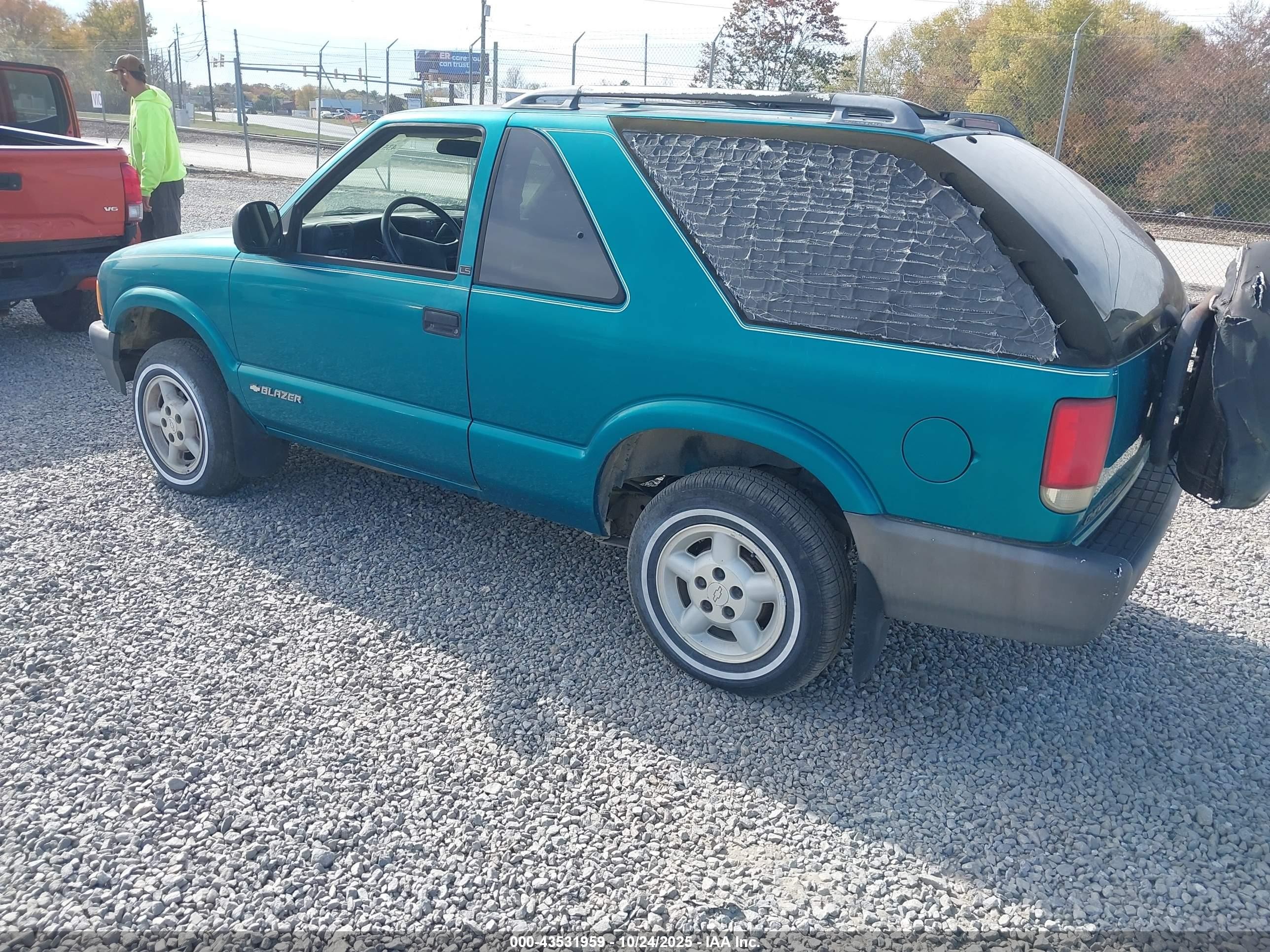 1995 Chevrolet Blazer   Green vin: 1GNCT18W3S2147687