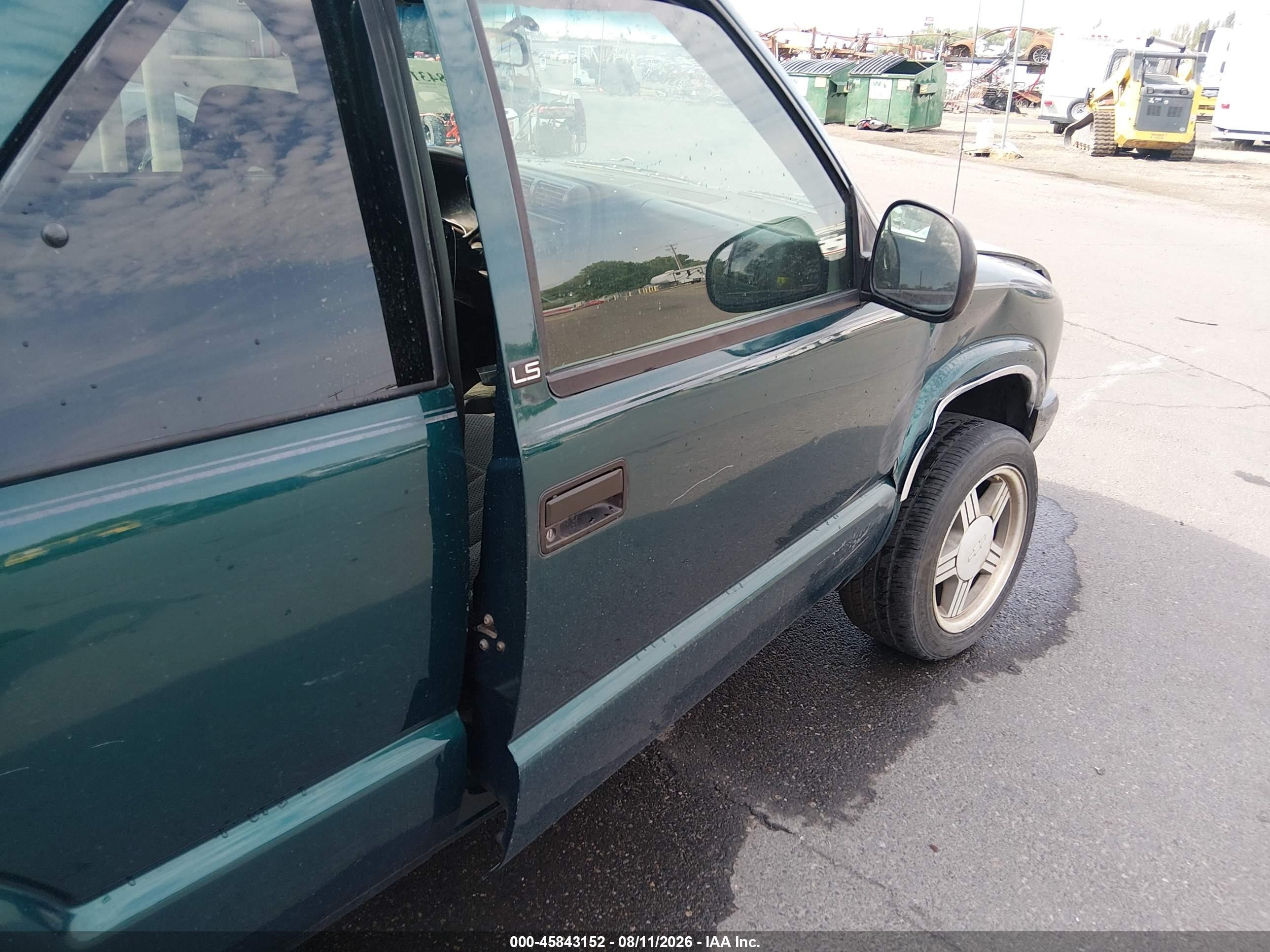 1996 Chevrolet Blazer   Green vin: 1GNCT18W3TK107496