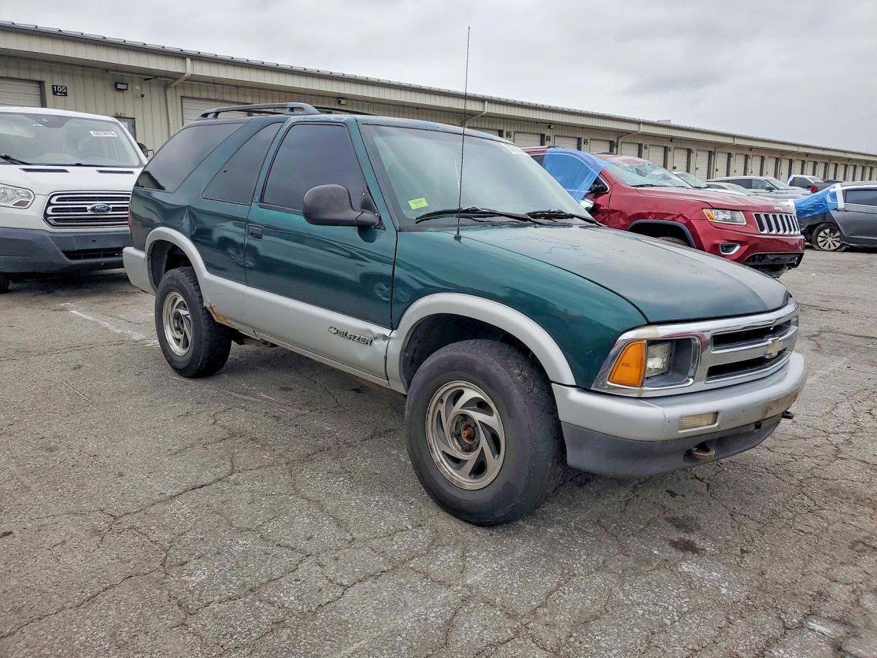 1996 Chevrolet Blazer Green vin: 1GNCT18W5TK166484