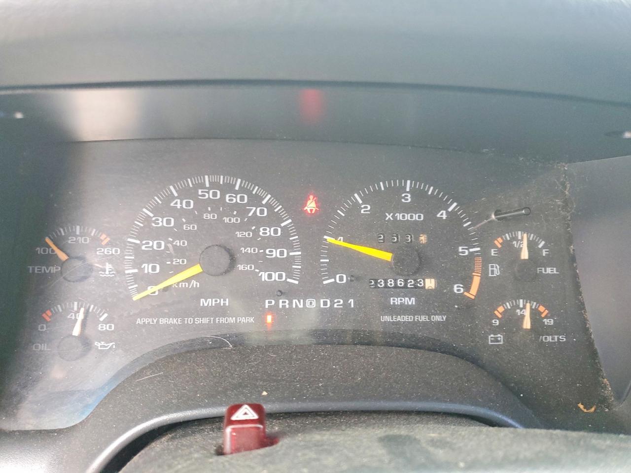 1996 Chevrolet Blazer Green vin: 1GNCT18W5TK166484