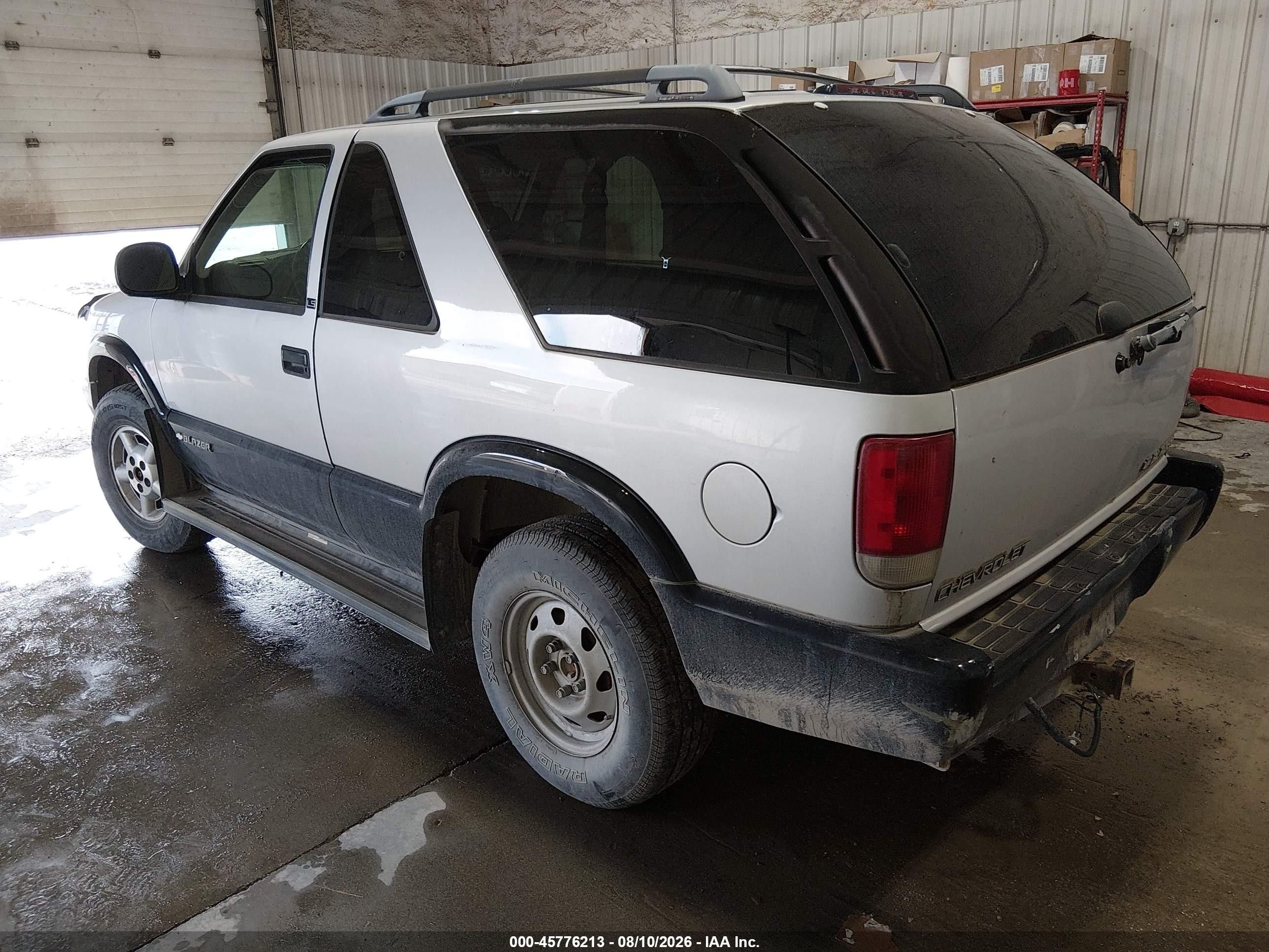 1995 Chevrolet Blazer   Silver vin: 1GNCT18W7S2198965