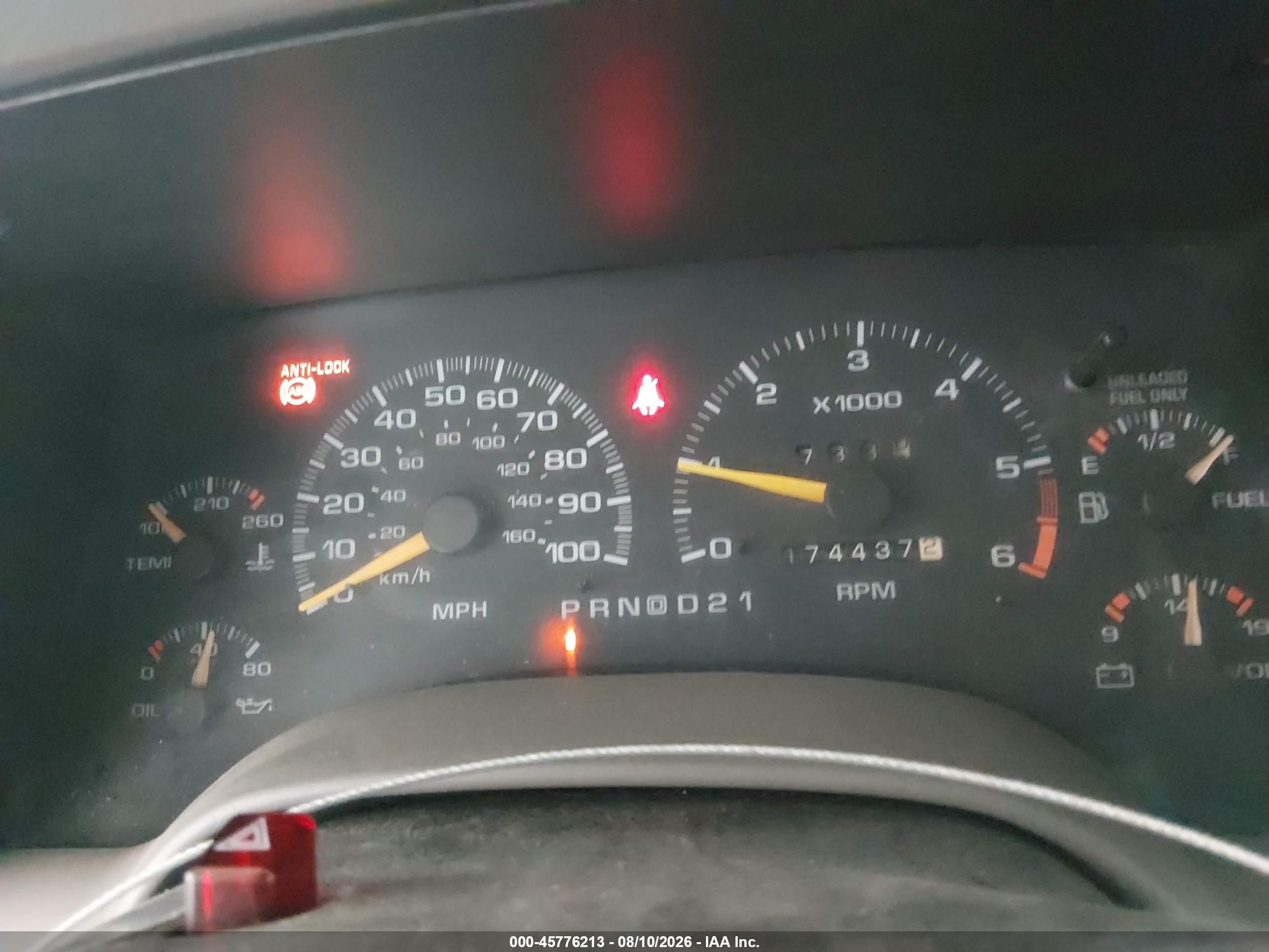 1995 Chevrolet Blazer   Silver vin: 1GNCT18W7S2198965