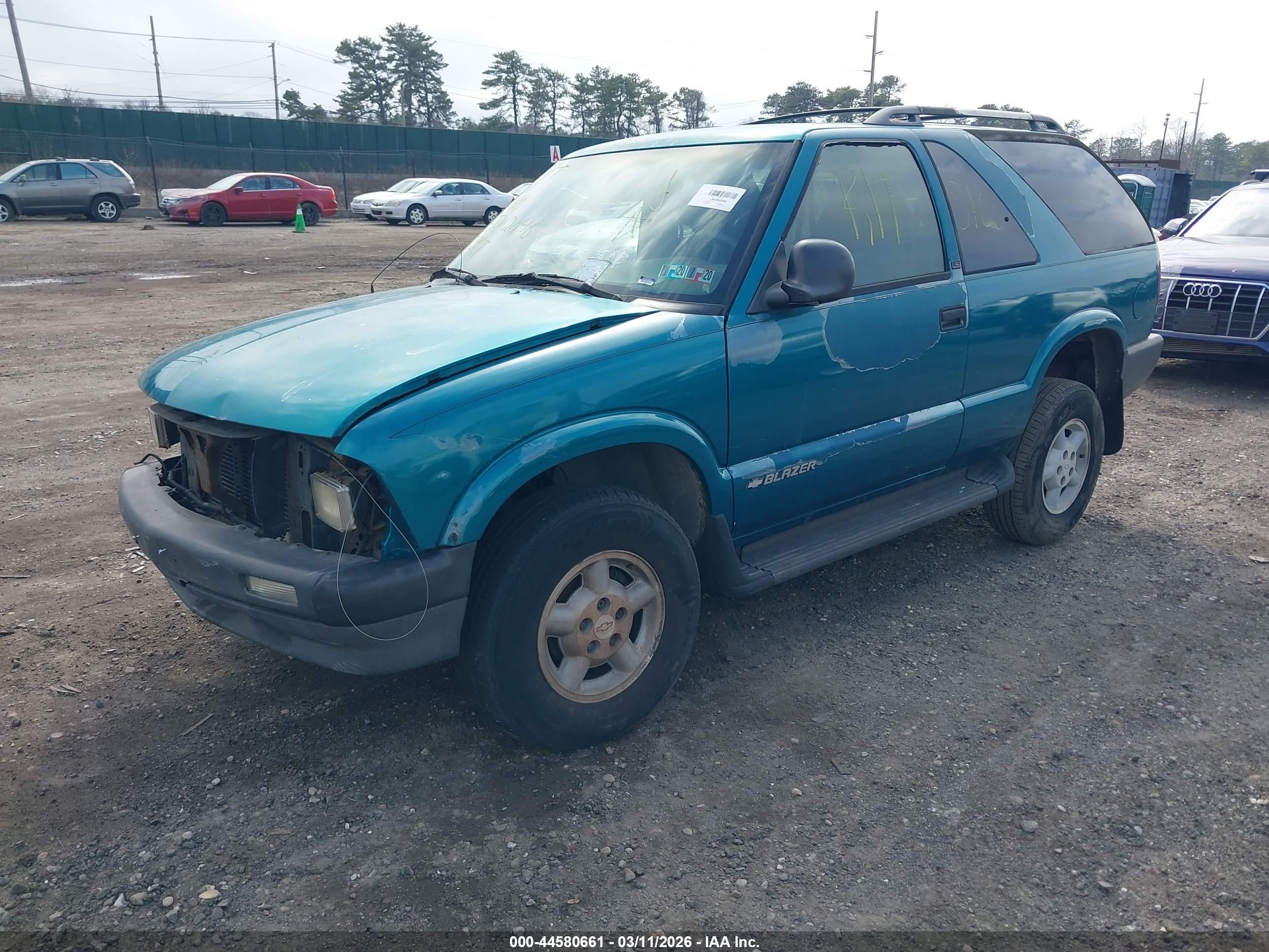 1995 Chevrolet Blazer   Синий vin: 1GNCT18WXS2146262