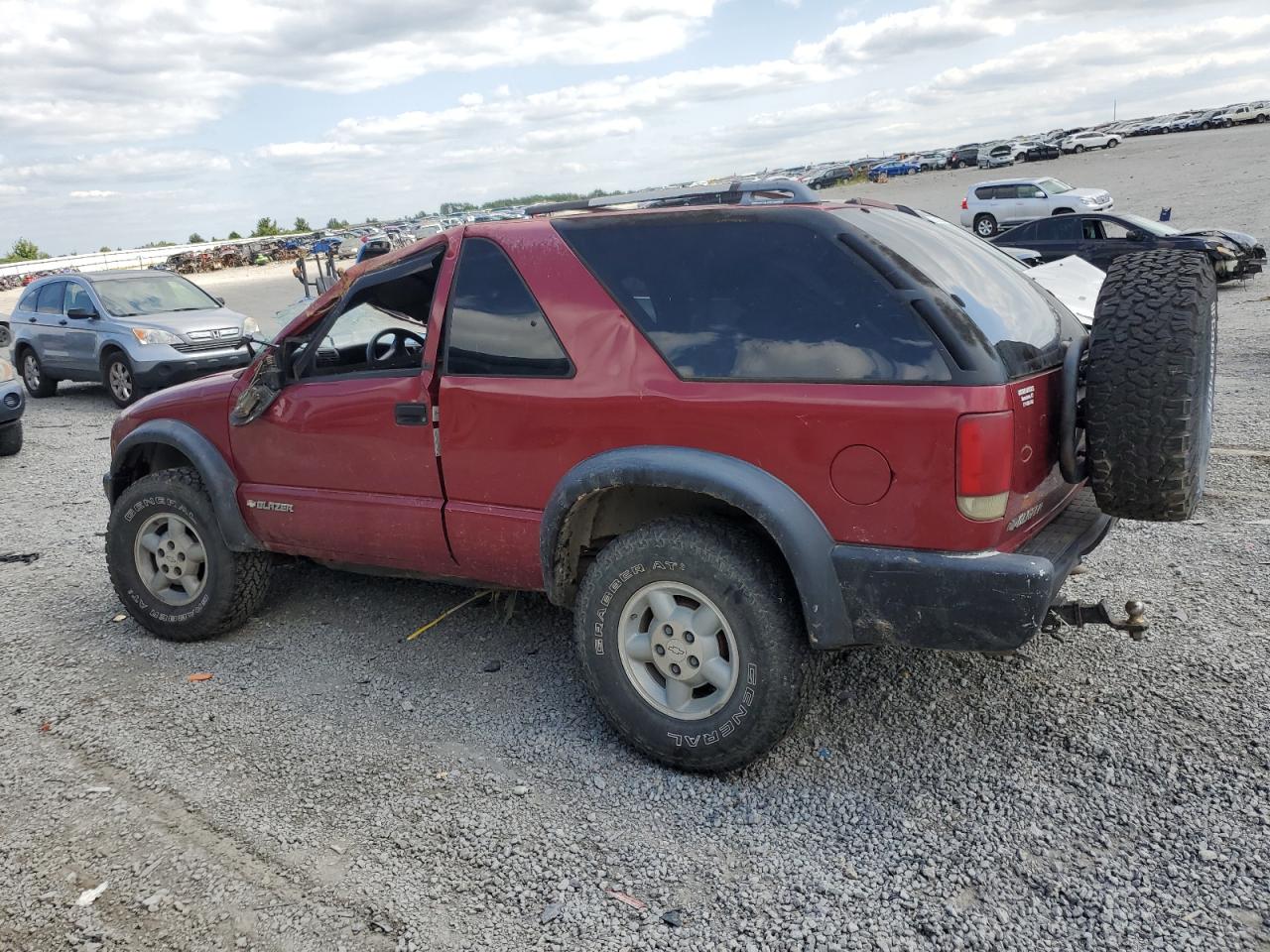 1996 Chevrolet Blazer  Red vin: 1GNCT18WXTK235119