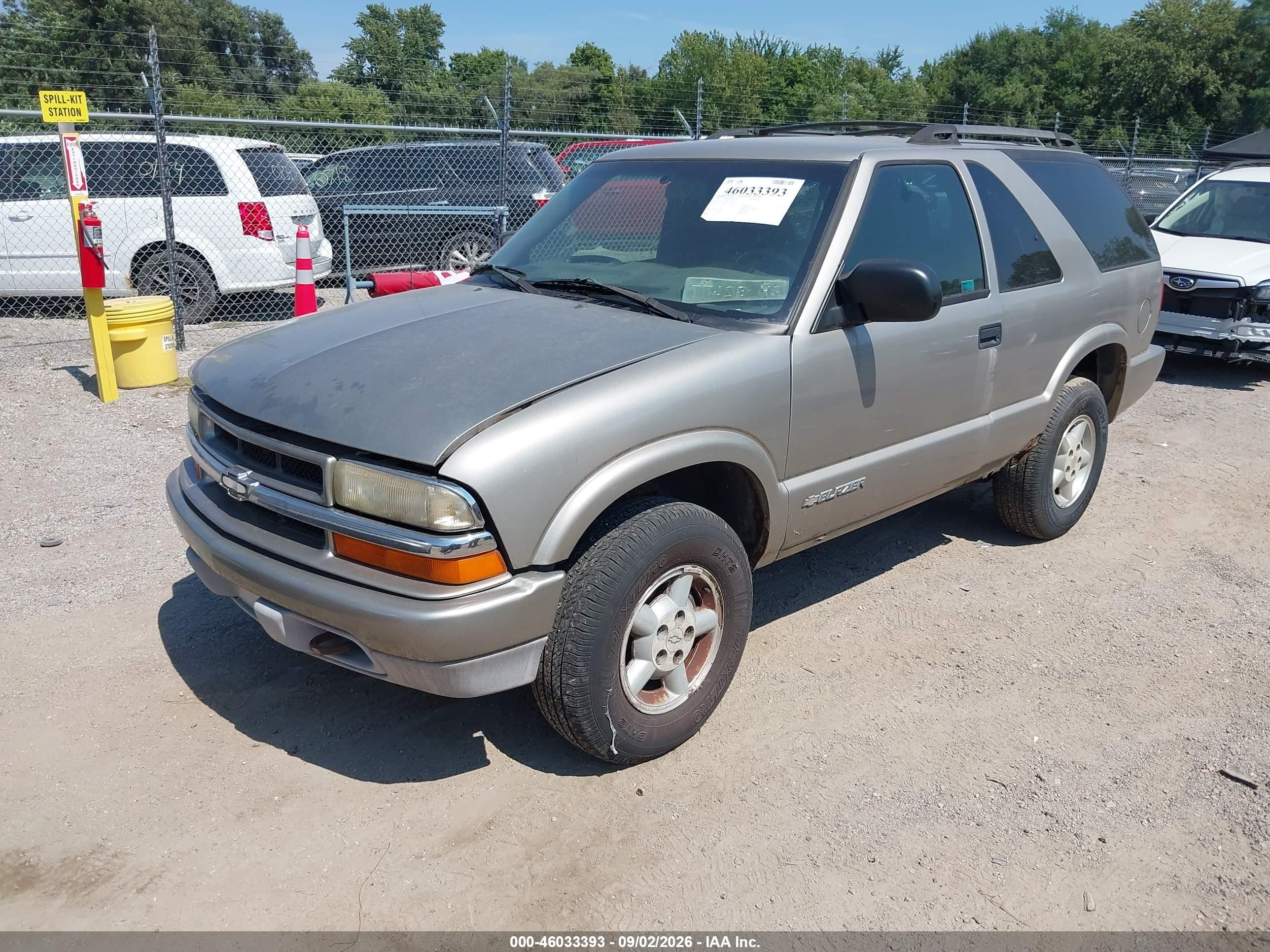 2005 Chevrolet Blazer Ls Brown vin: 1GNCT18X05K106933