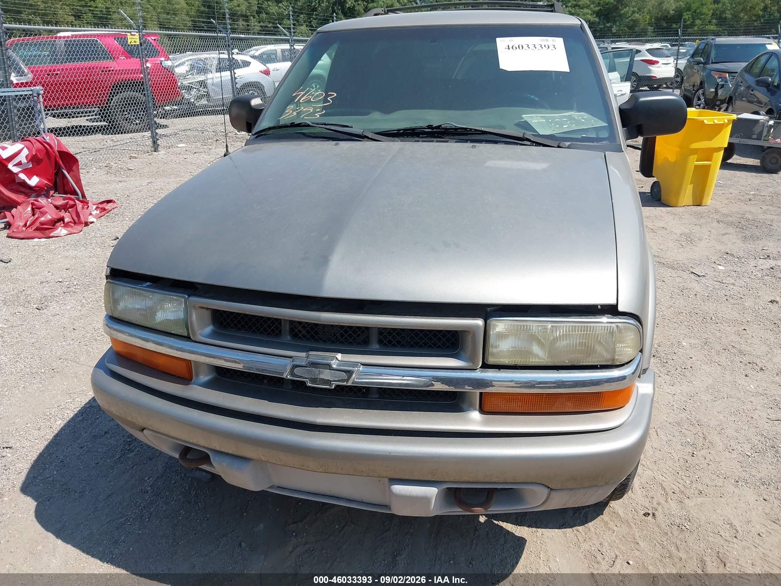 2005 Chevrolet Blazer Ls Brown vin: 1GNCT18X05K106933
