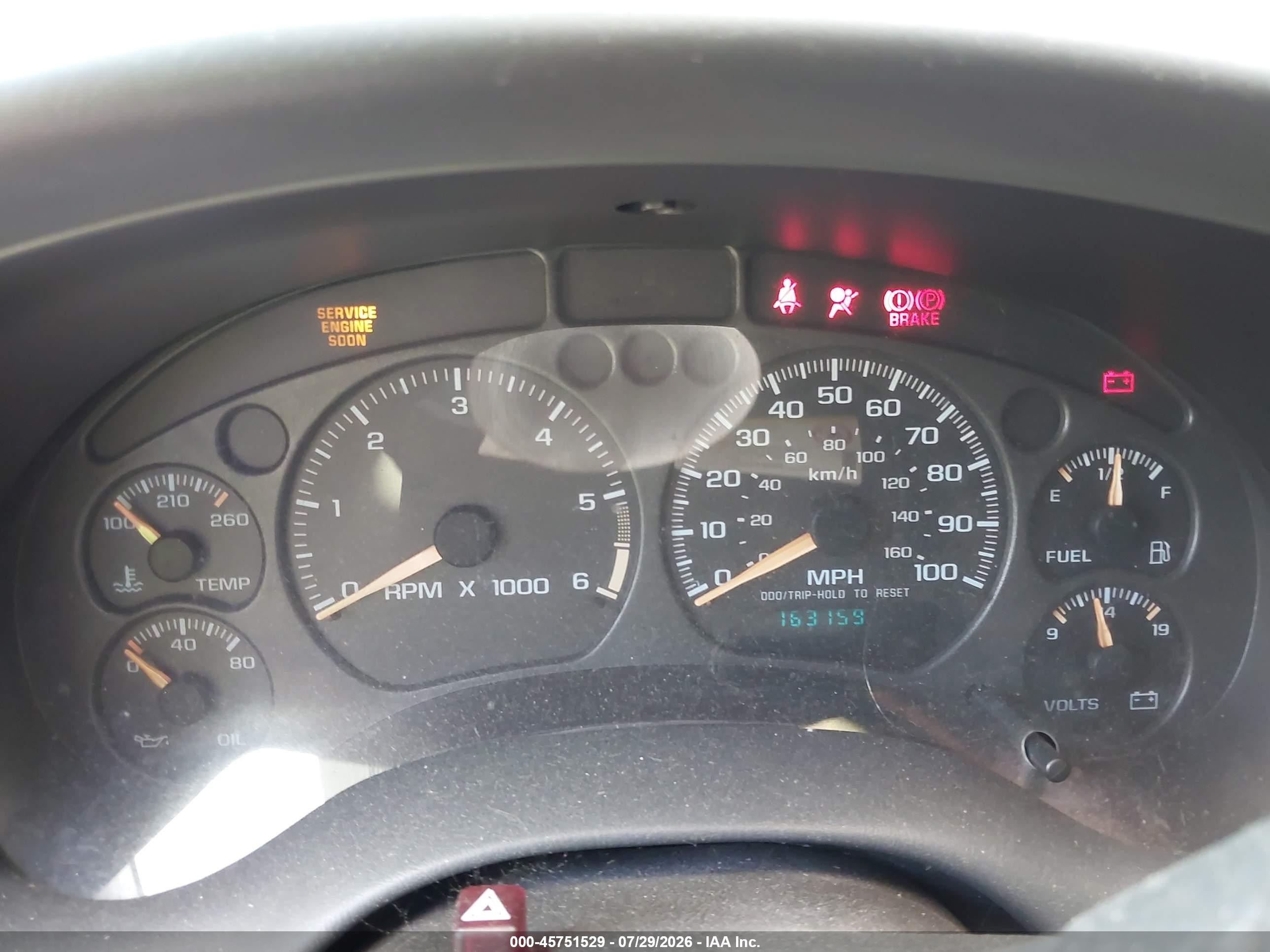2003 Chevrolet Blazer Ls Red vin: 1GNCT18X53K143487