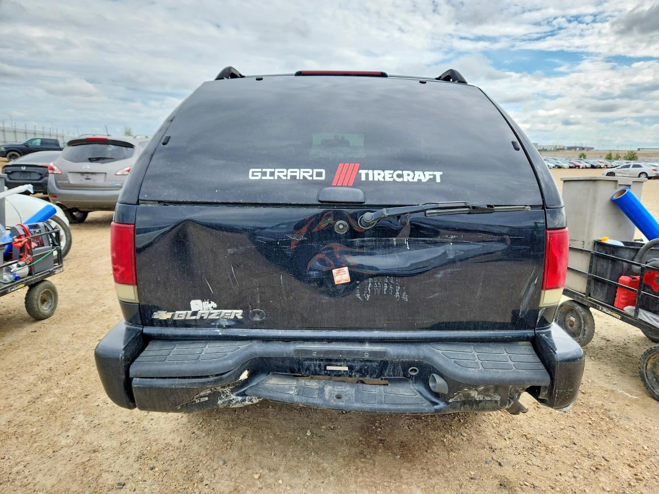 2005 Chevrolet Blazer Black vin: 1GNCT18X55K116776