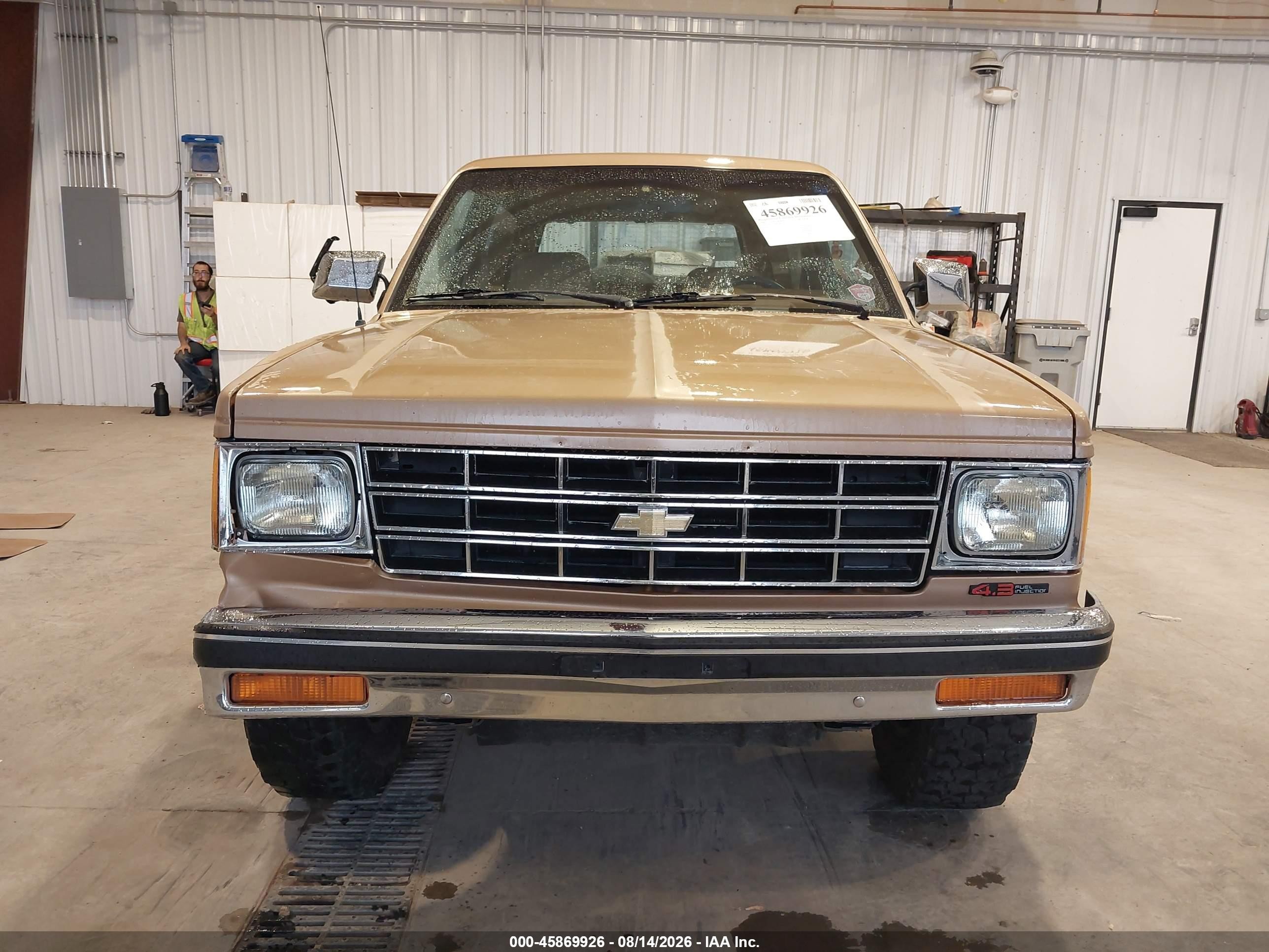 1989 Chevrolet Blazer S10 Tan vin: 1GNCT18Z2K8207739