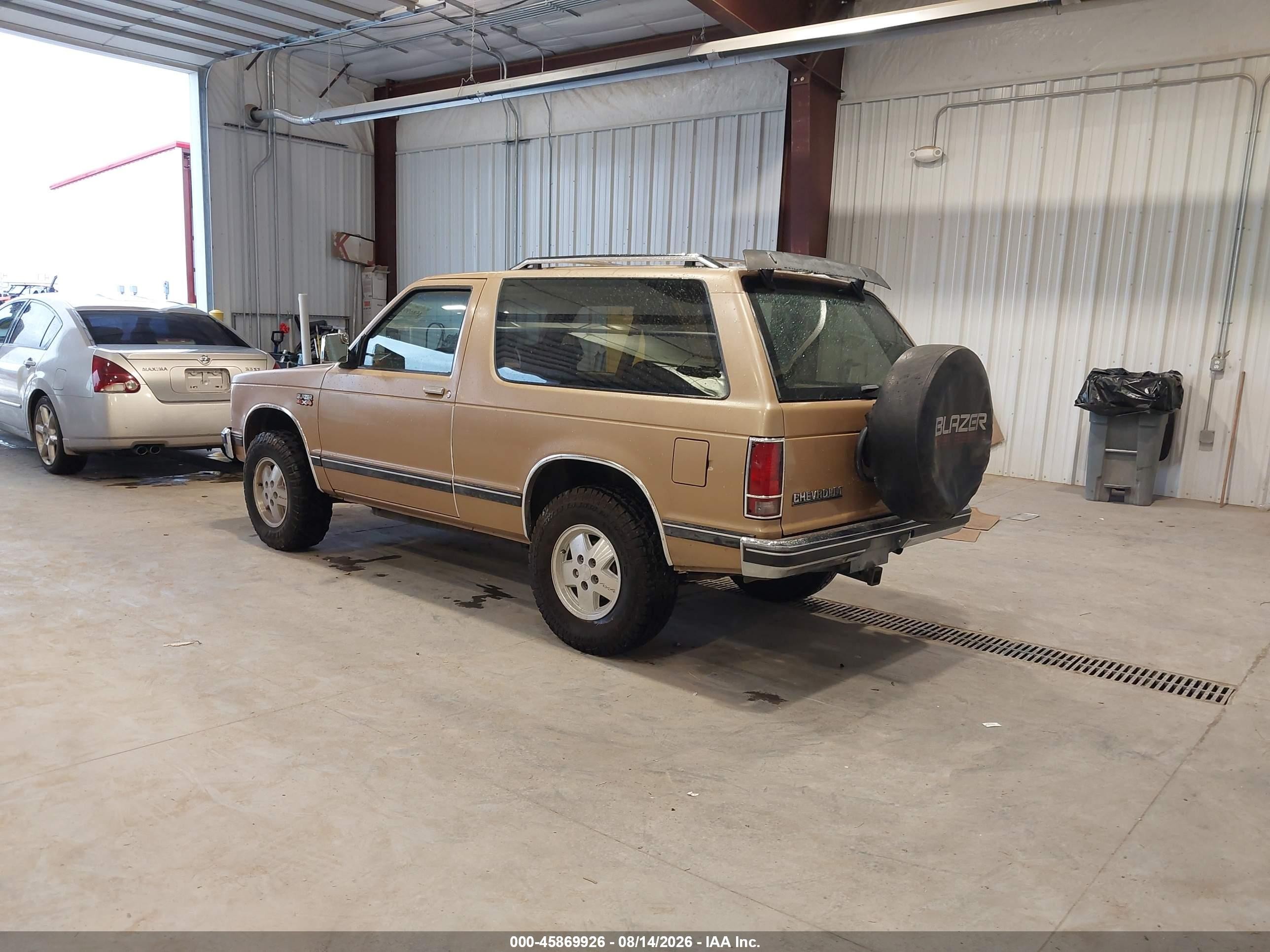 1989 Chevrolet Blazer S10 Tan vin: 1GNCT18Z2K8207739