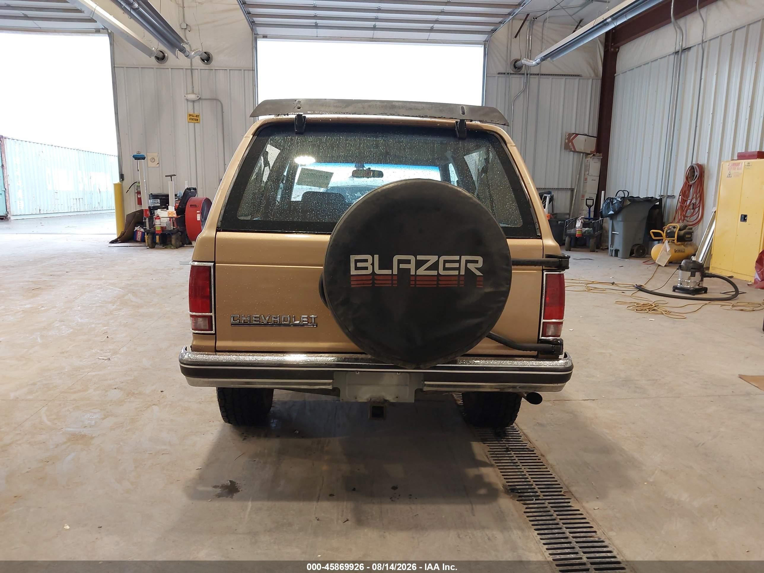 1989 Chevrolet Blazer S10 Tan vin: 1GNCT18Z2K8207739
