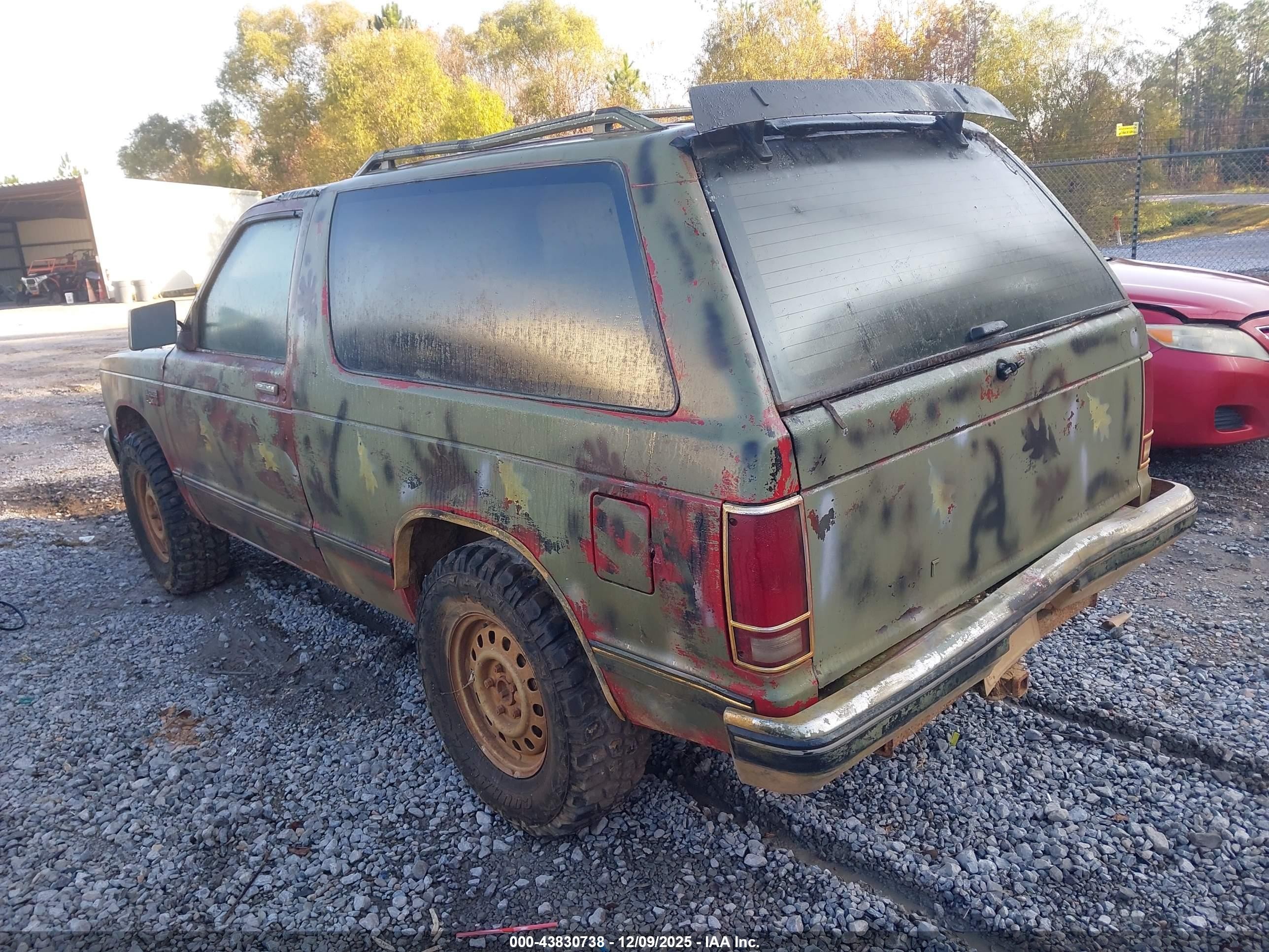 1989 Chevrolet Blazer S10 Red vin: 1GNCT18Z3K0180520