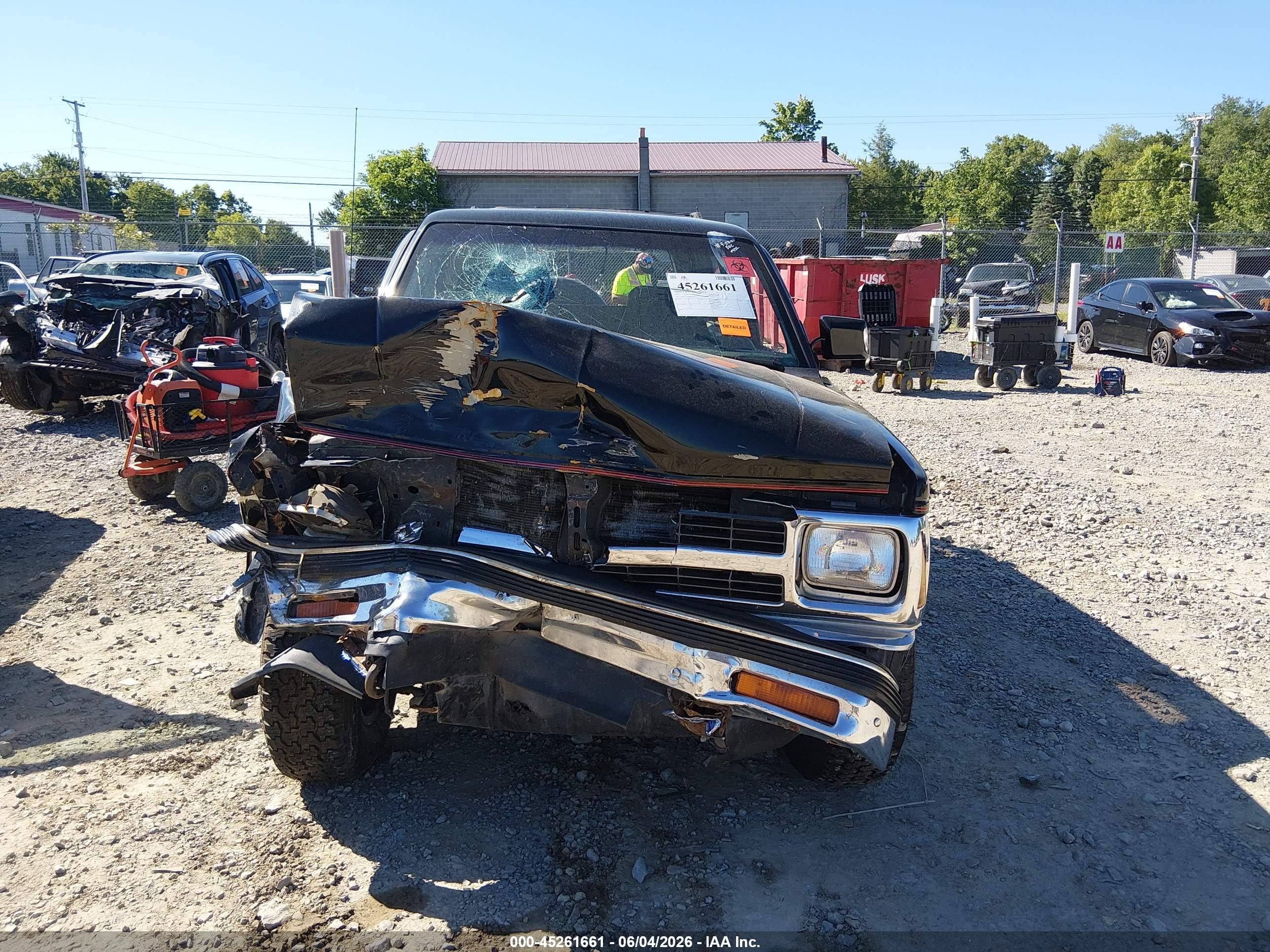 1991 Chevrolet Blazer S10 Black vin: 1GNCT18Z8M0107033