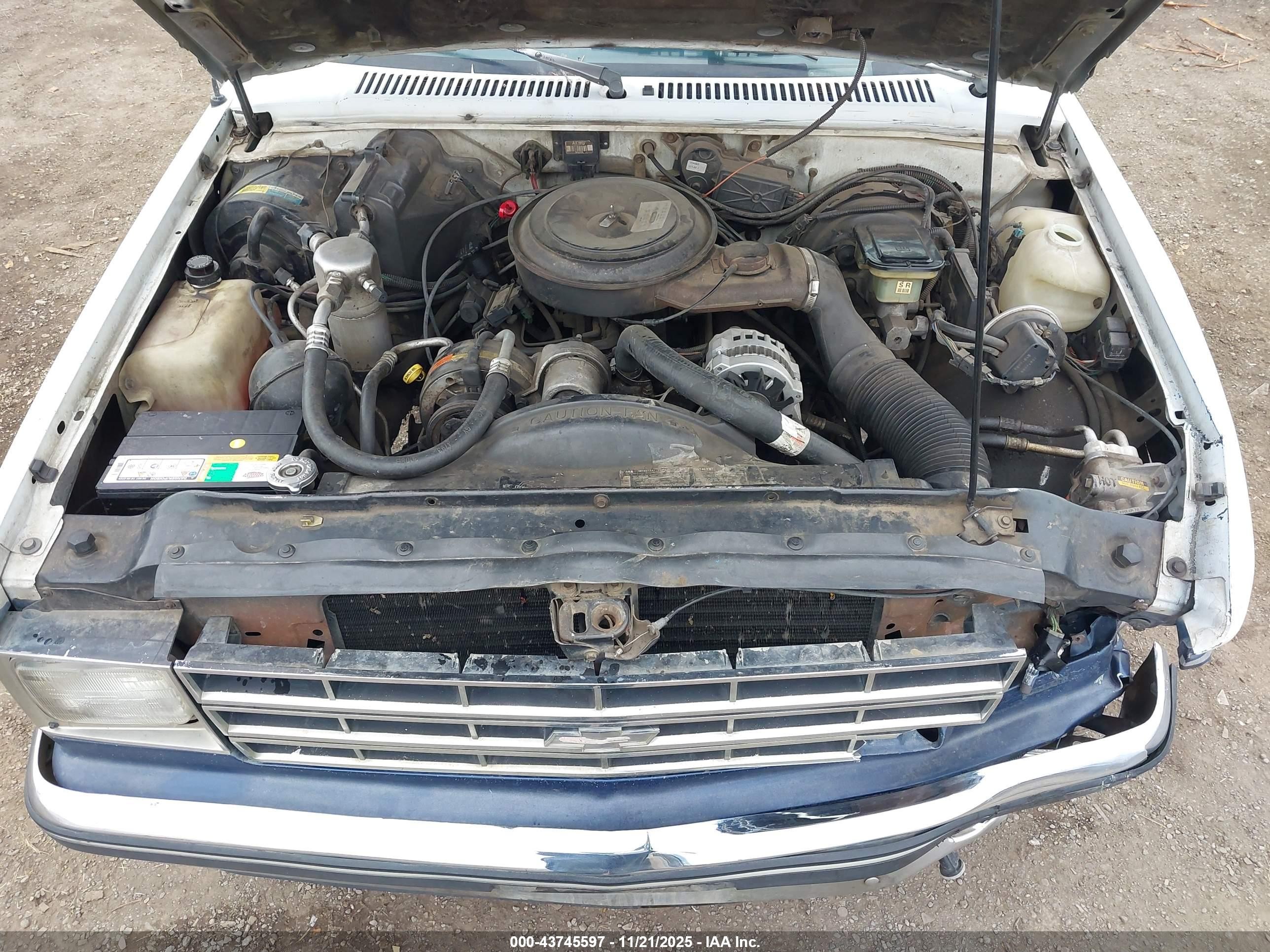 1989 Chevrolet Blazer S10 White vin: 1GNCT18ZXK0142766