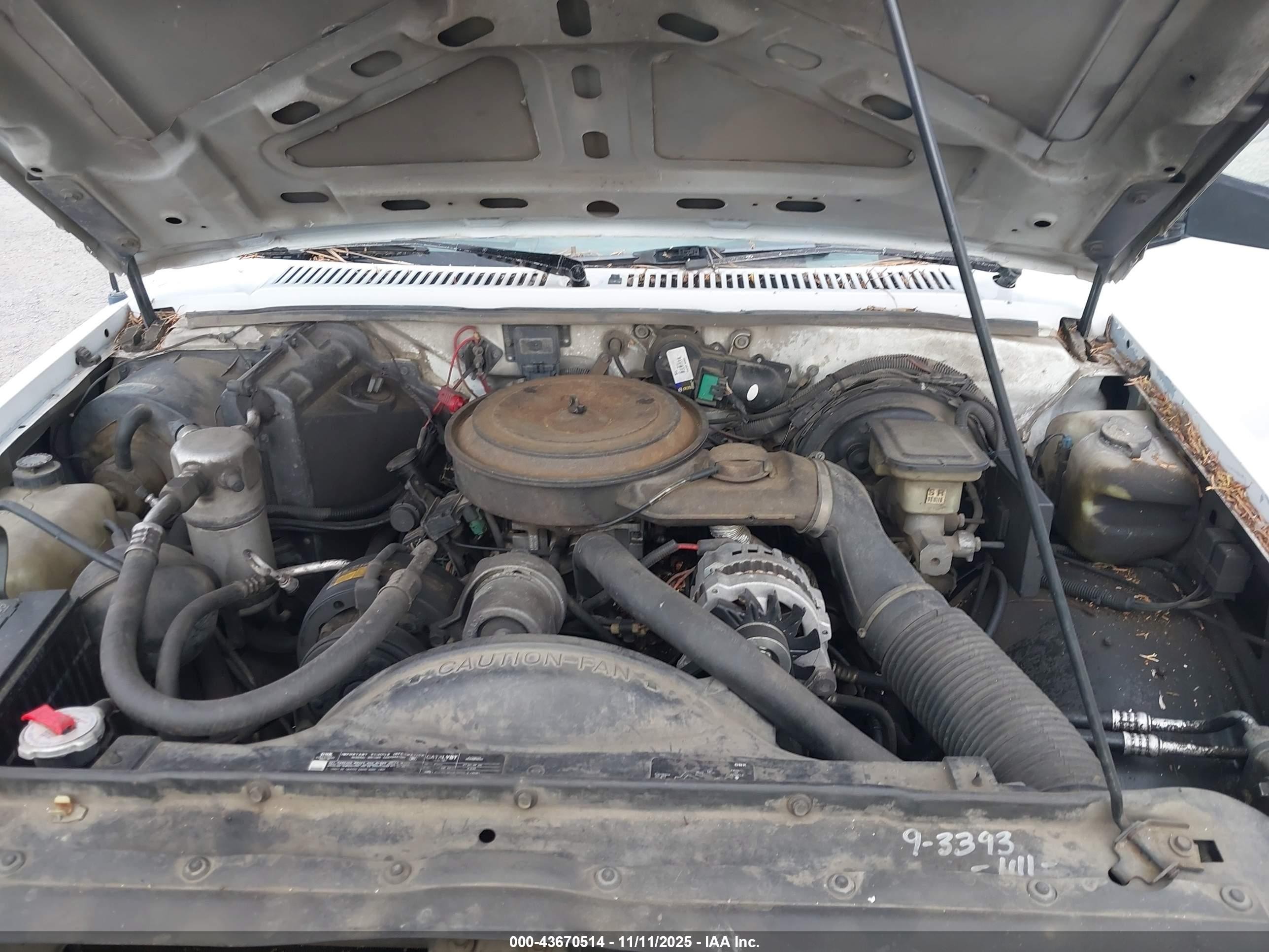 1989 Chevrolet Blazer S10 White vin: 1GNCT18ZXK8230184