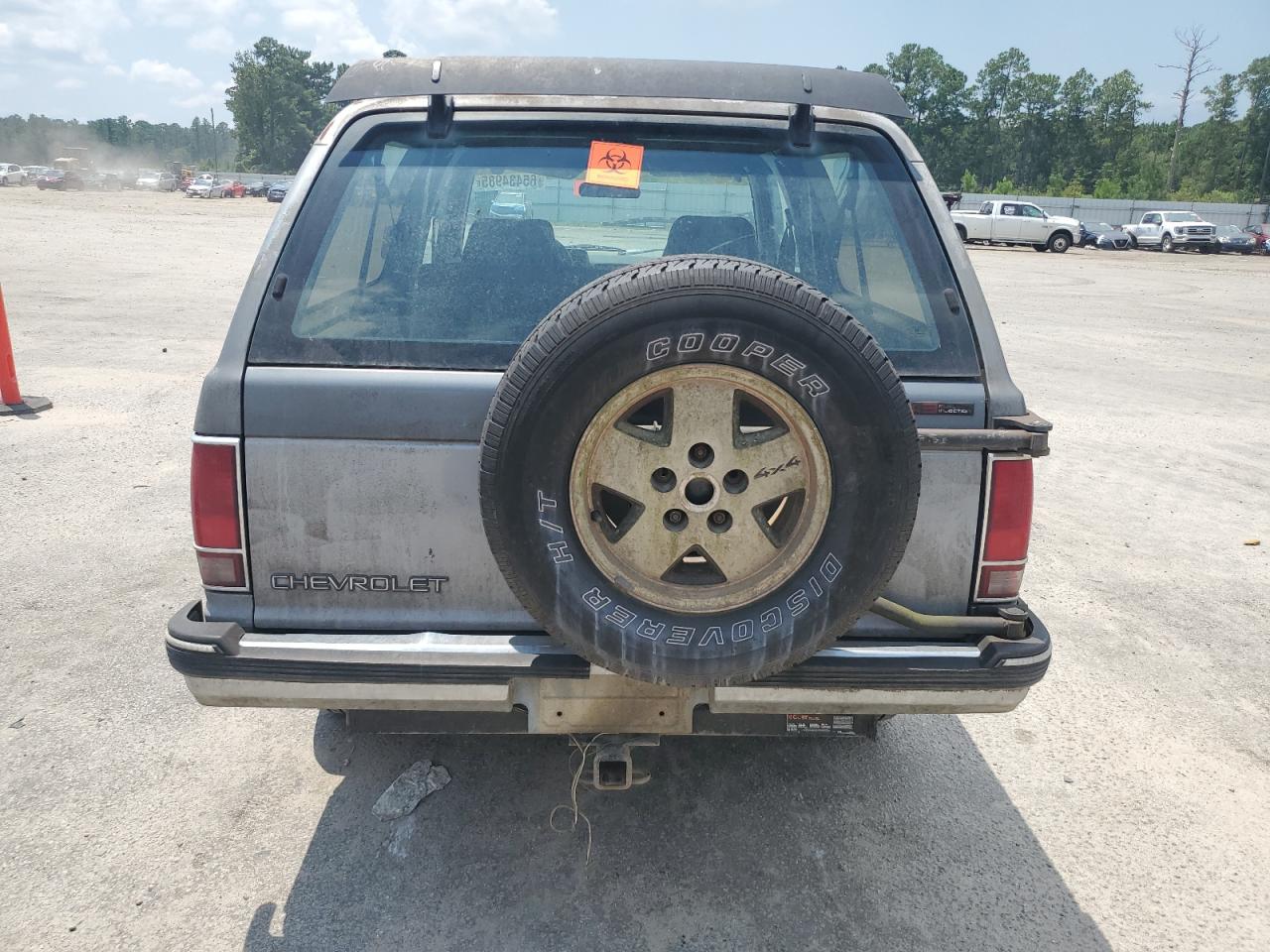 1991 Chevrolet Blazer S10 Silver vin: 1GNCT18ZXM8187209