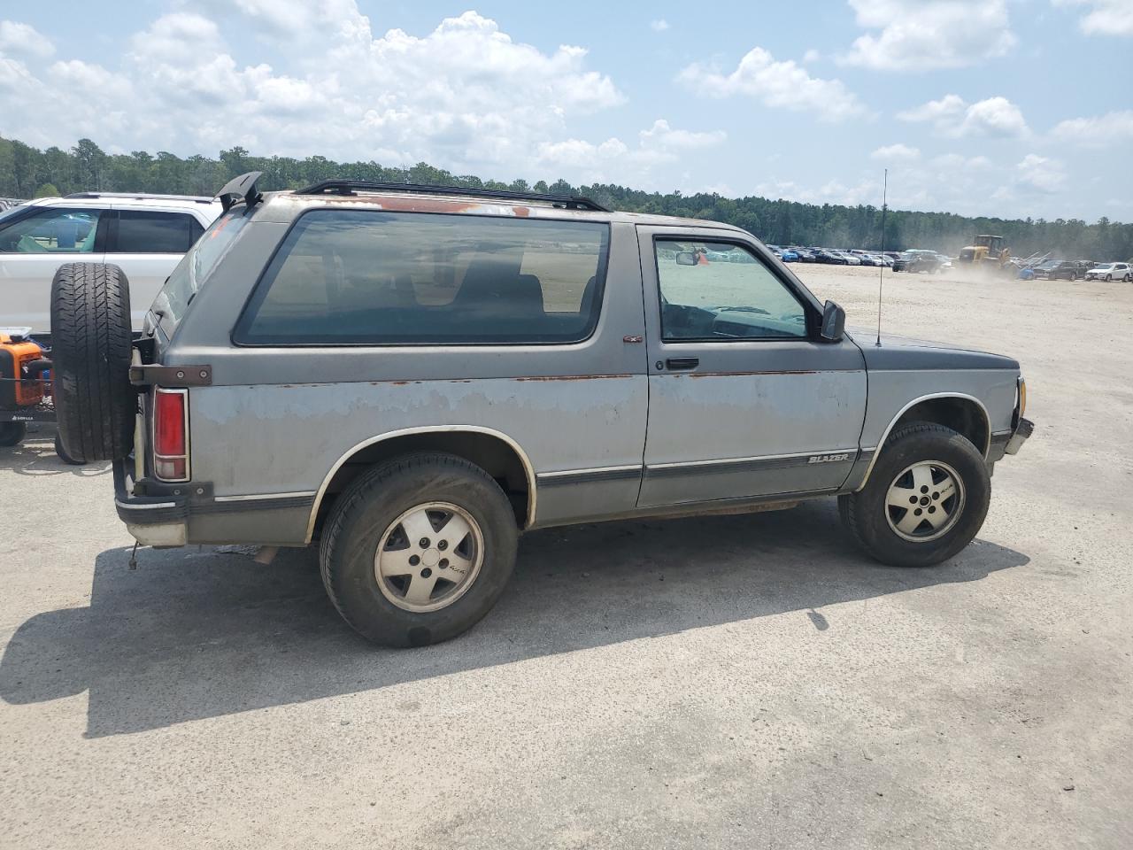 1991 Chevrolet Blazer S10 Silver vin: 1GNCT18ZXM8187209