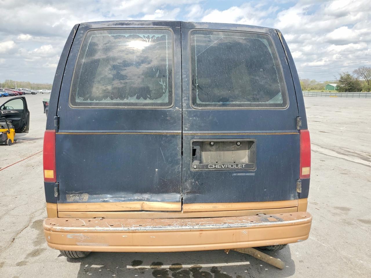 1987 Chevrolet Astro Blue vin: 1GNDM15Z2HB186277